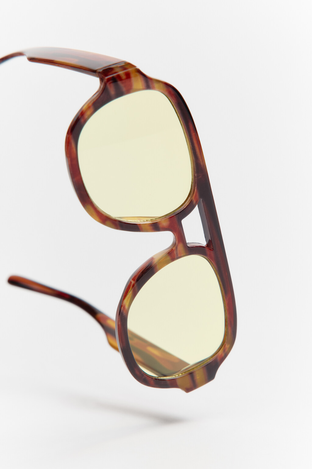 Очки-авиаторы декоративные с цветными линзами - цвет серый - 4