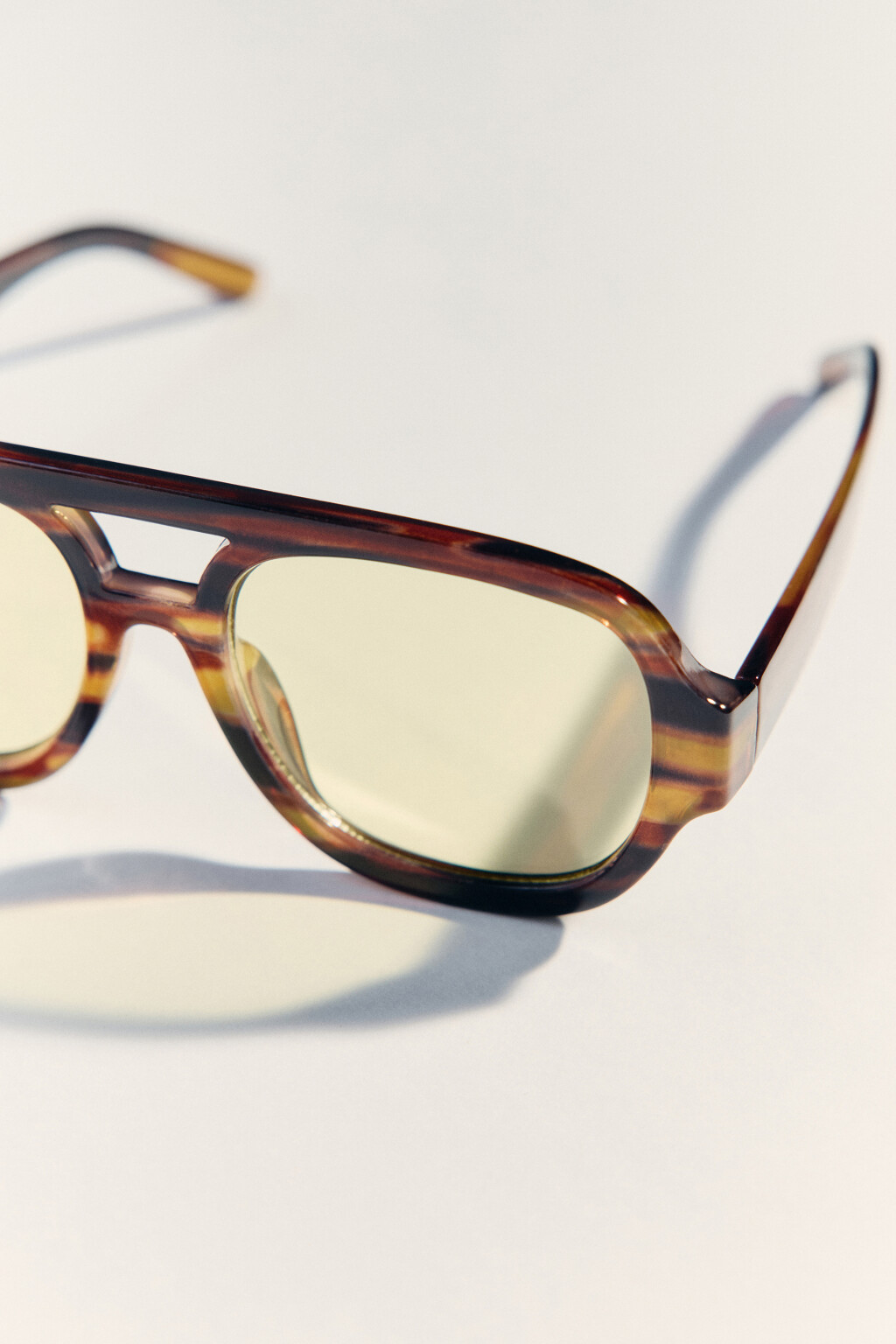 Очки-авиаторы декоративные с цветными линзами - цвет серый - 1