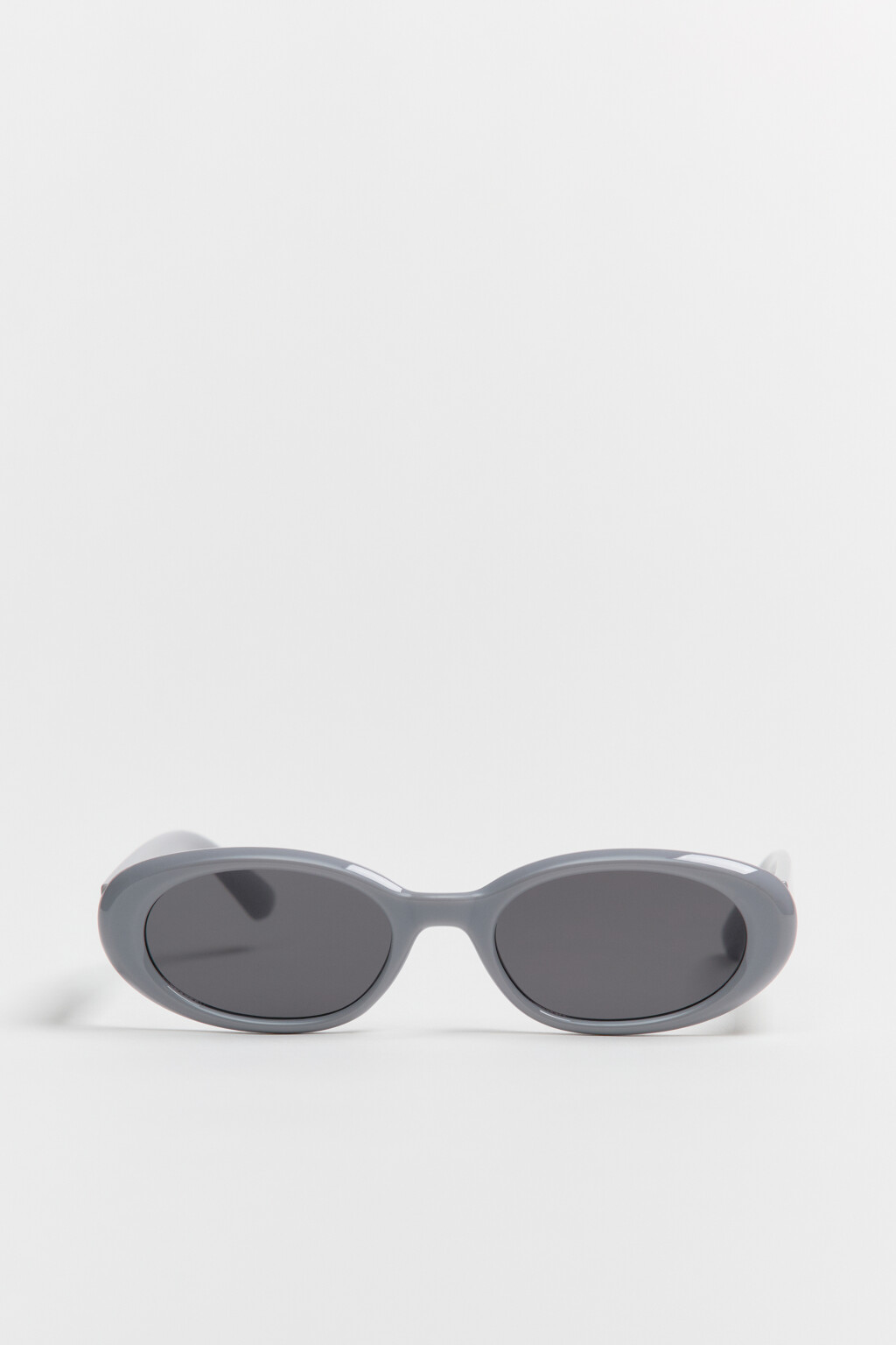 Очки солнцезащитные овальные - цвет белый - 2