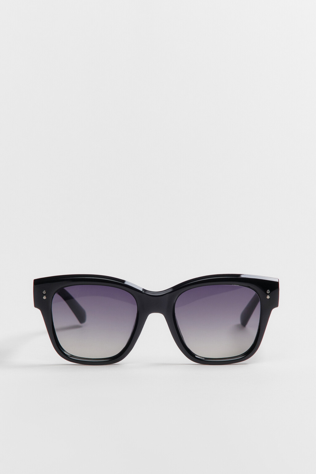 Очки солнцезащитные квадратные - цвет черный - 2