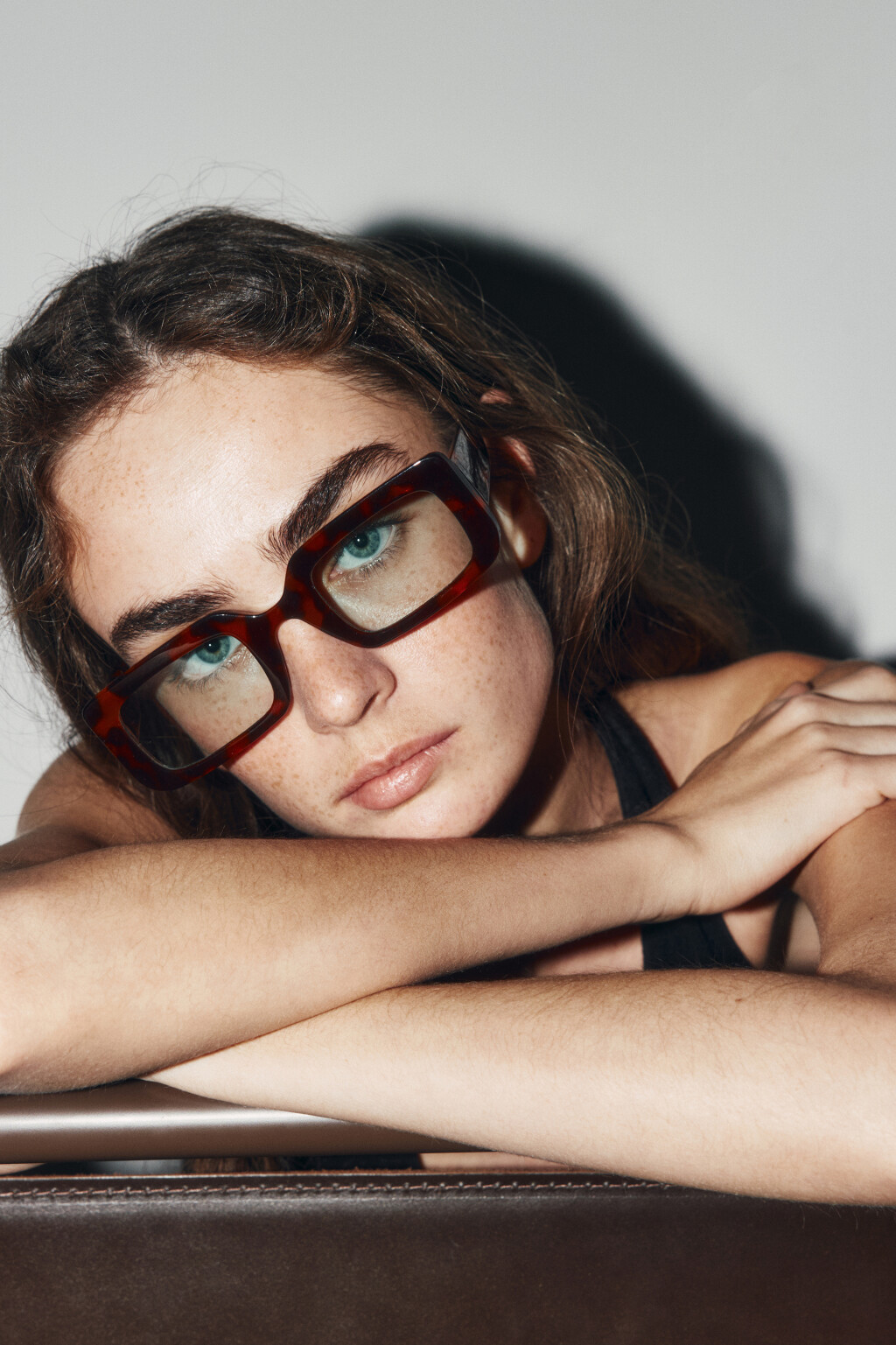 Очки солнцезащитные в прямоугольной оправе - цвет мультиколор - 1