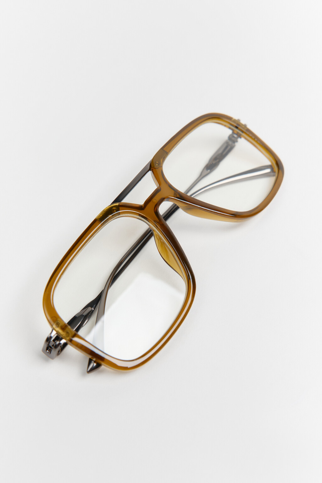 Очки-авиаторы декоративные с цветными линзами - цвет черный - 4