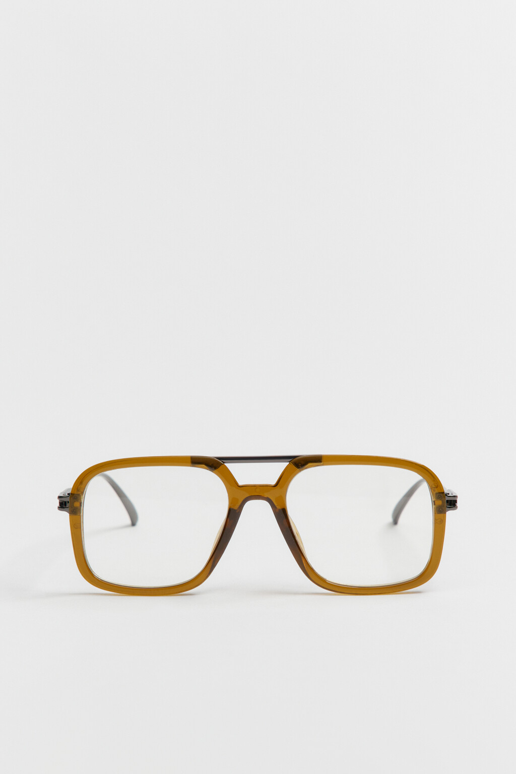 Очки-авиаторы декоративные с цветными линзами - цвет черный - 5