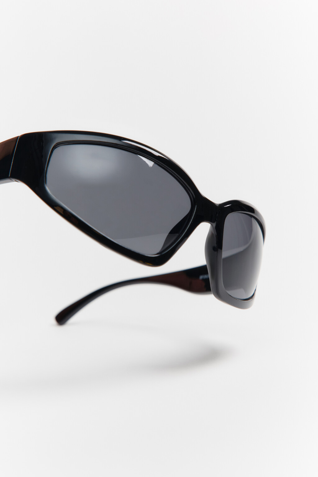 Очки солнцезащитные широкие - цвет черный - 1