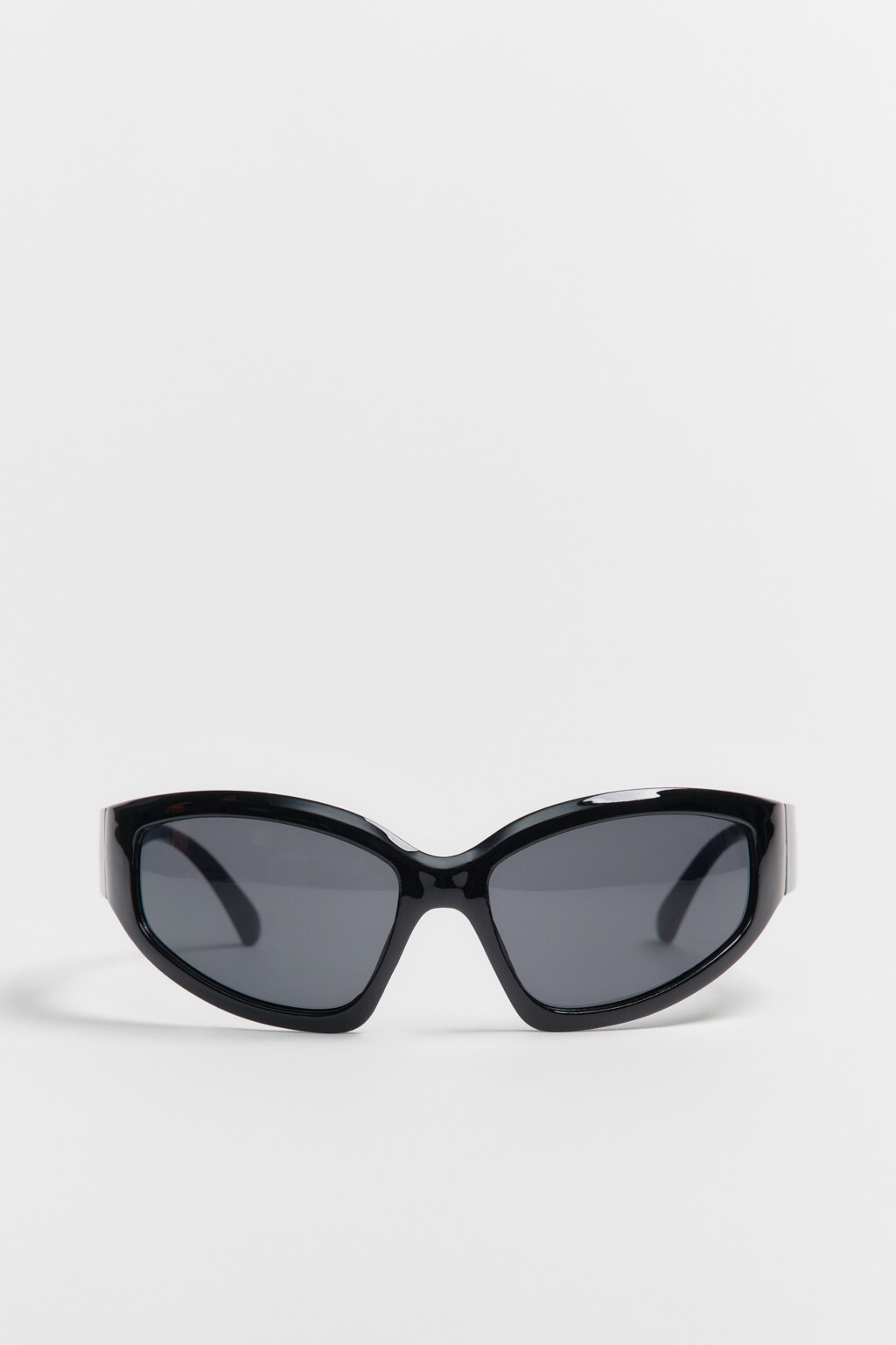 Очки солнцезащитные широкие - цвет черный - 2