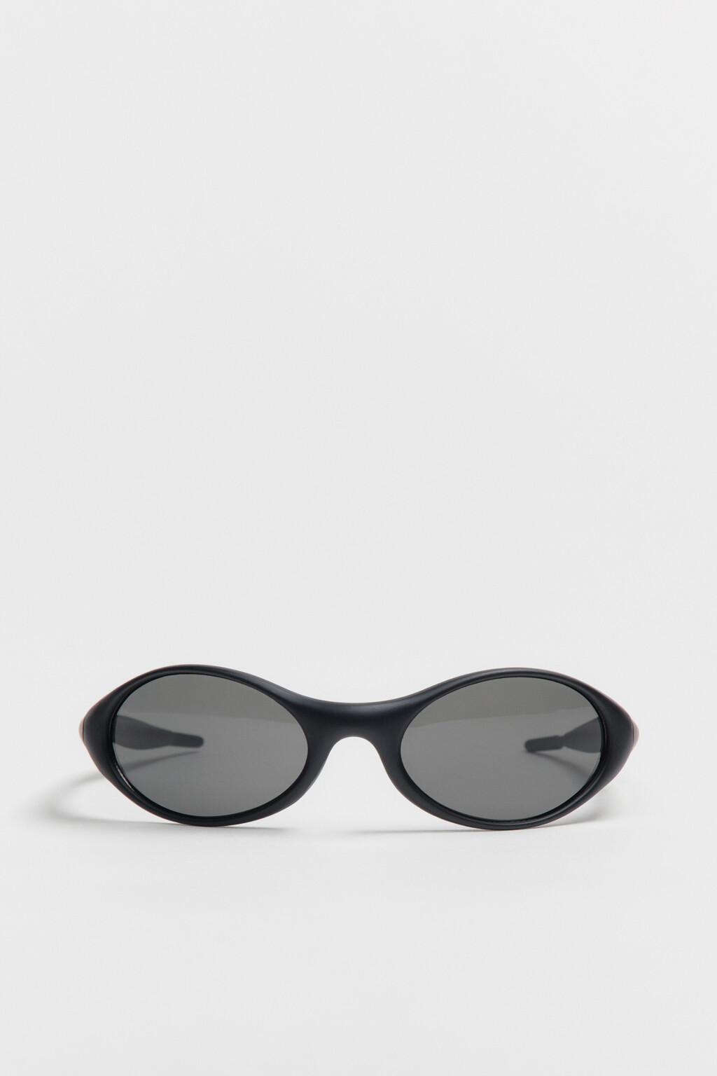 Очки солнцезащитные овальные - цвет черный - 2