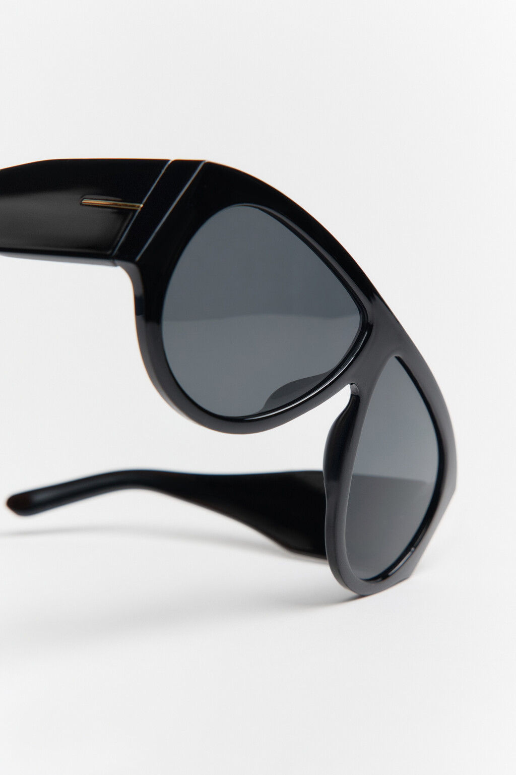 Очки-авиаторы солнцезащитные - цвет черный - 2