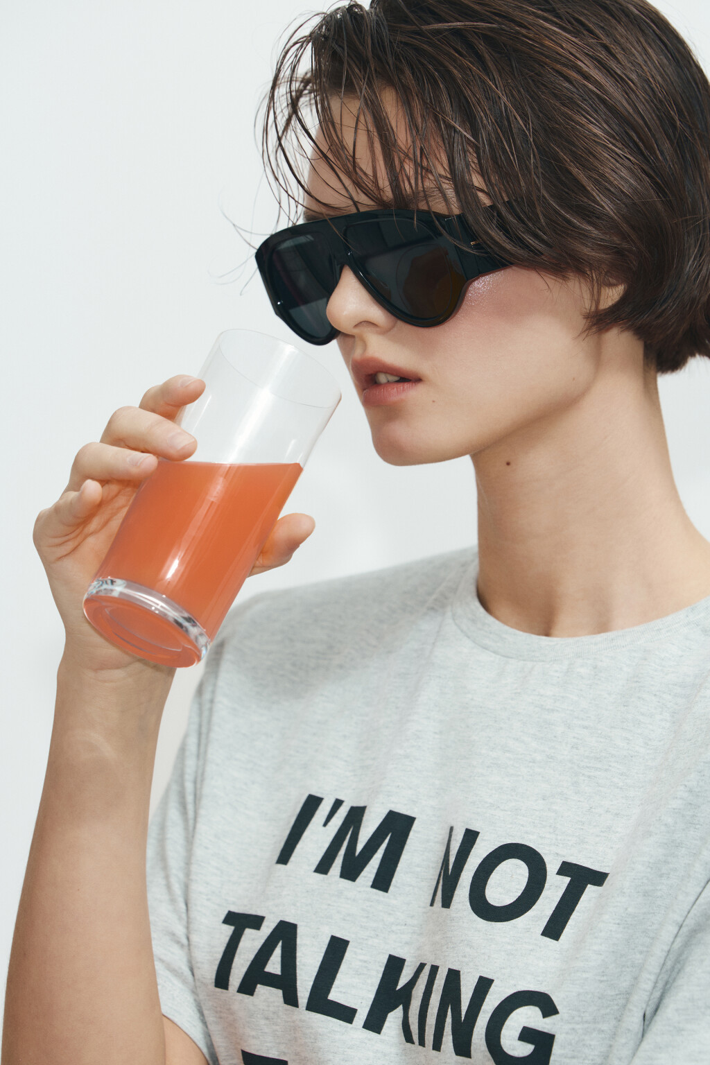 Очки-авиаторы солнцезащитные - цвет черный - 1