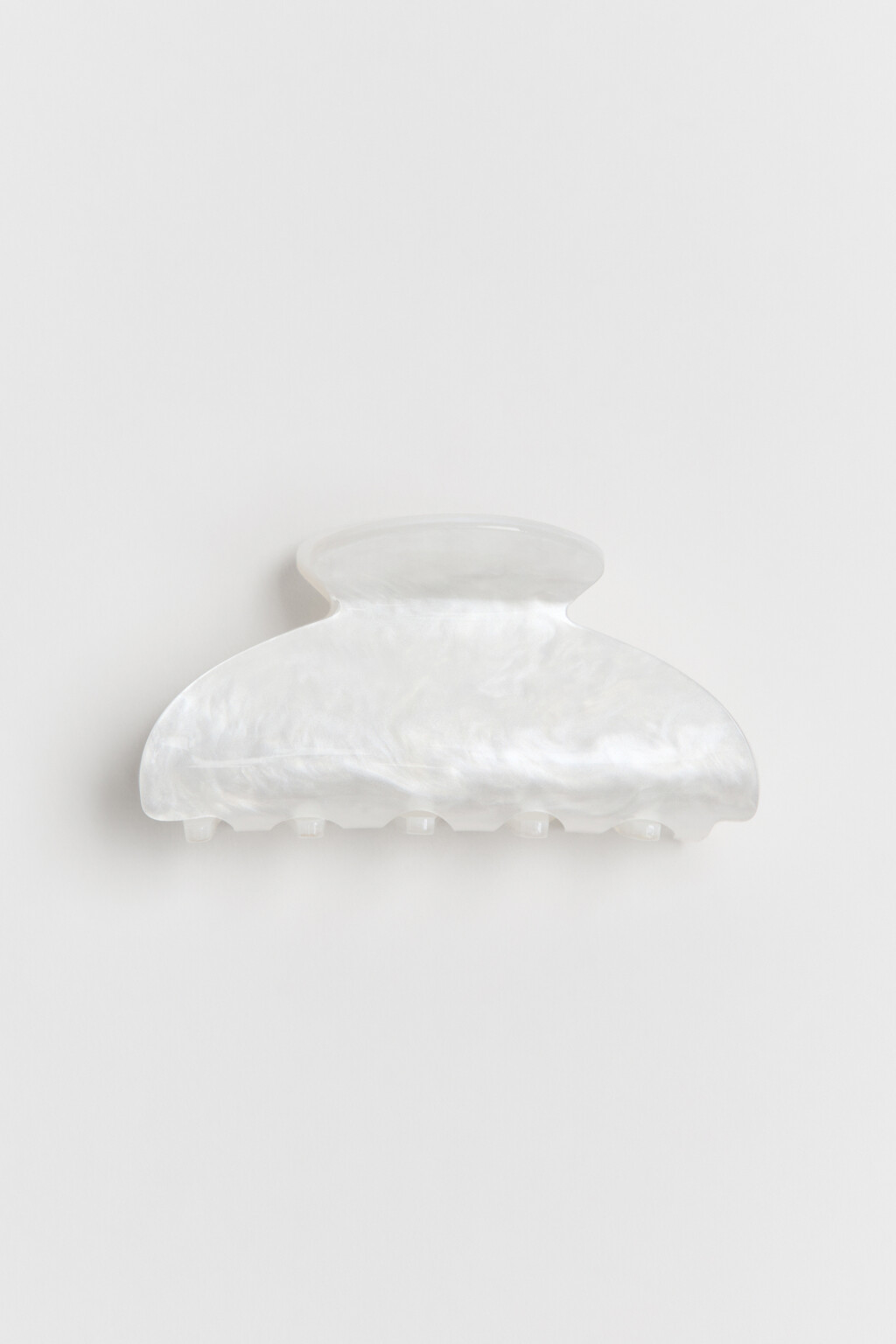 Заколка-краб для волос перламутровая - цвет мультиколор - 1