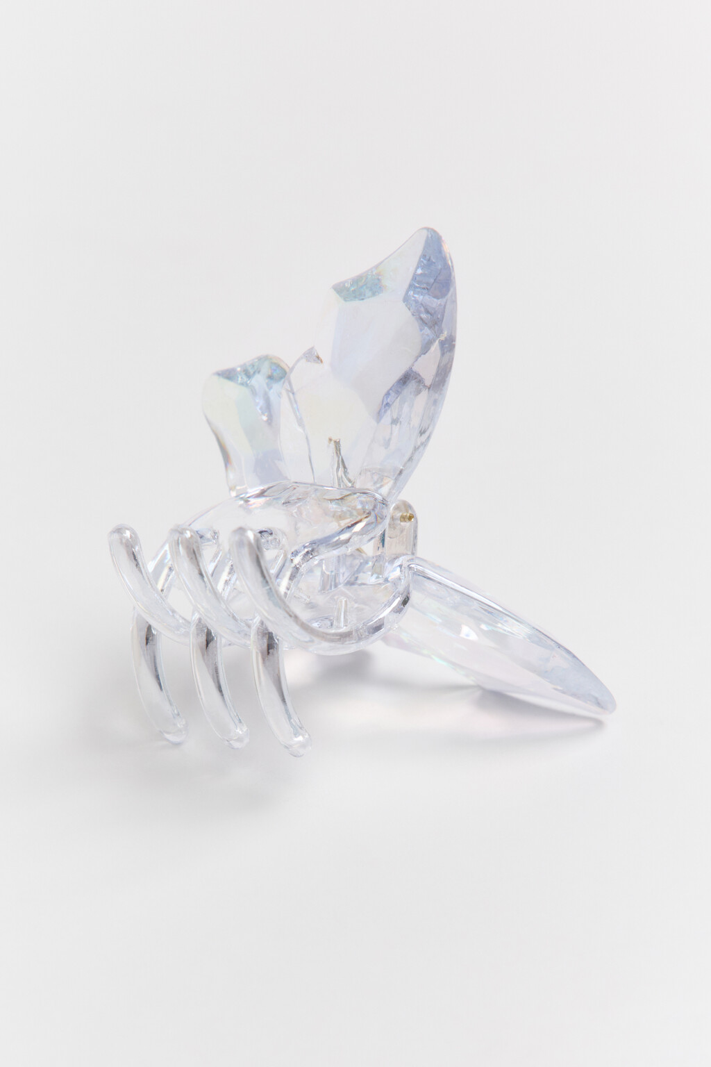 Заколка-краб для волос в виде бабочки - цвет мультиколор - 2