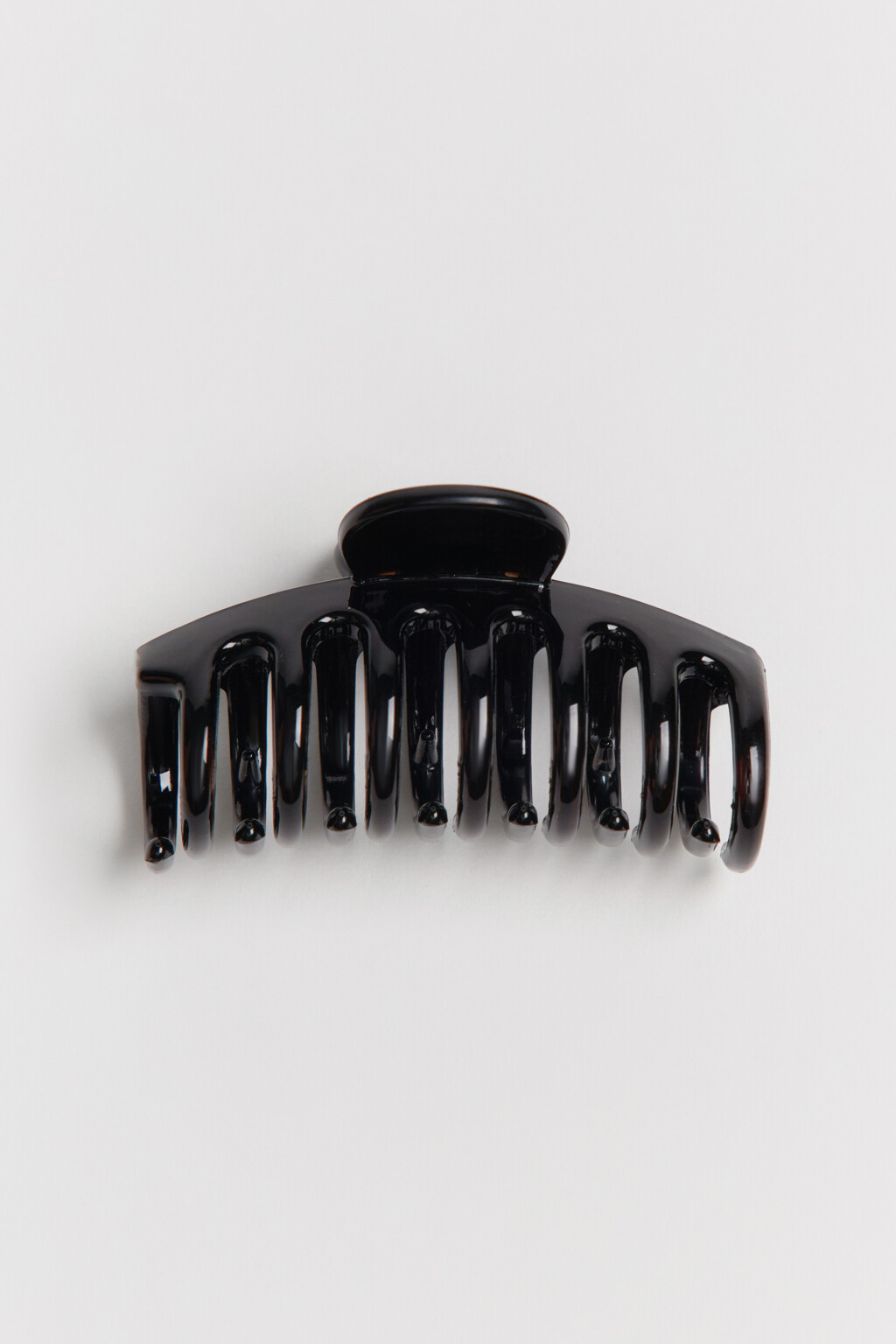 Заколка-краб для волос - цвет черный - 1