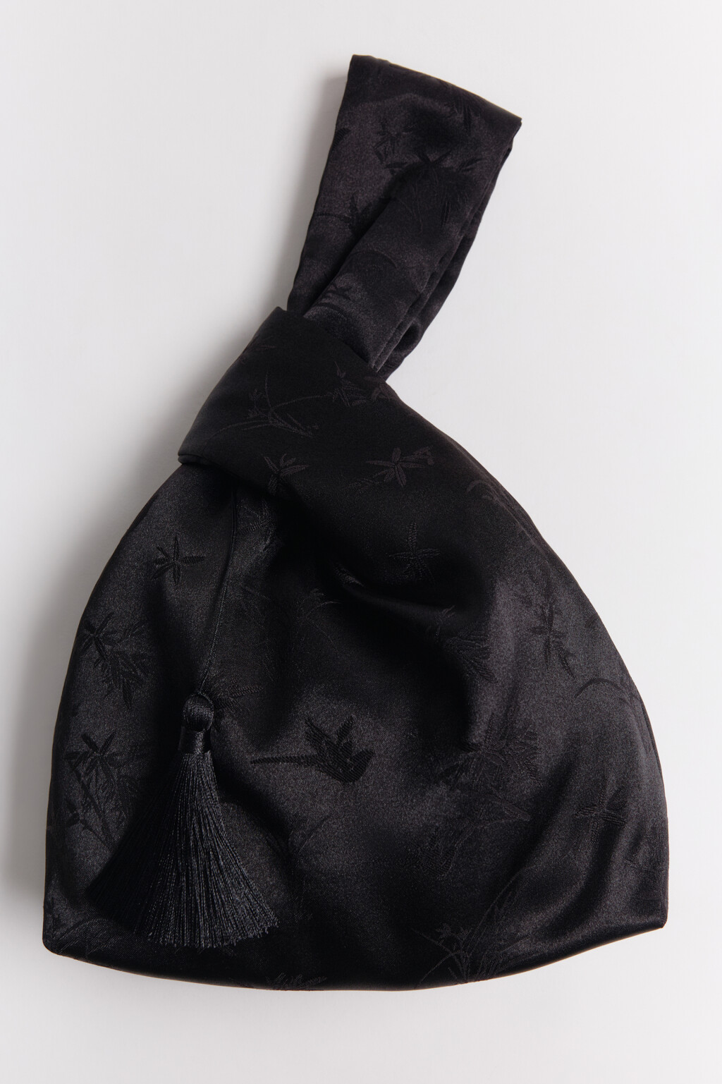 Сумка-мешок с узором - цвет черный - 3