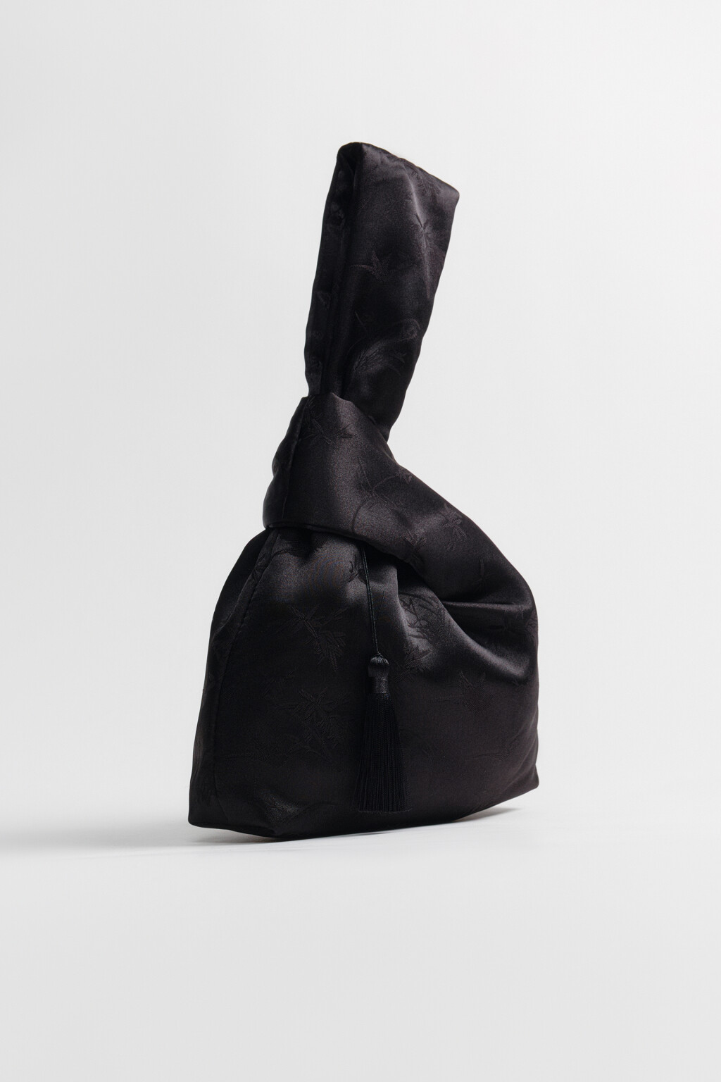 Сумка-мешок с узором - цвет черный - 5