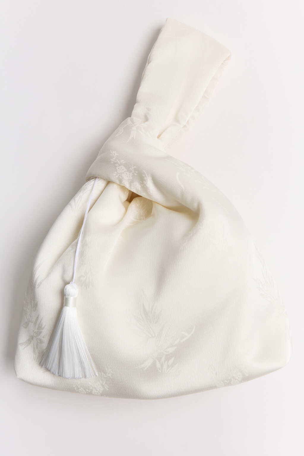 Сумка-мешок с узором - цвет молочный - 2