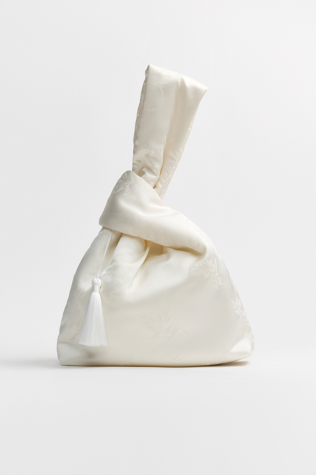 Сумка-мешок с узором - цвет молочный - 3