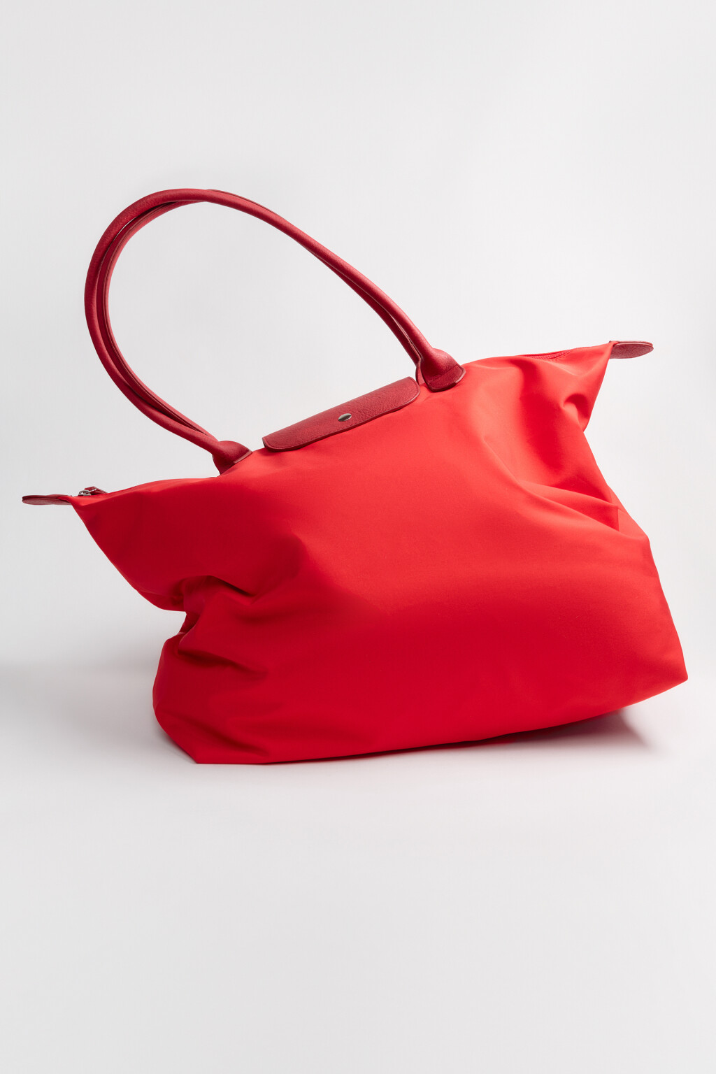 Сумка-тоут текстильная - цвет красный - 2