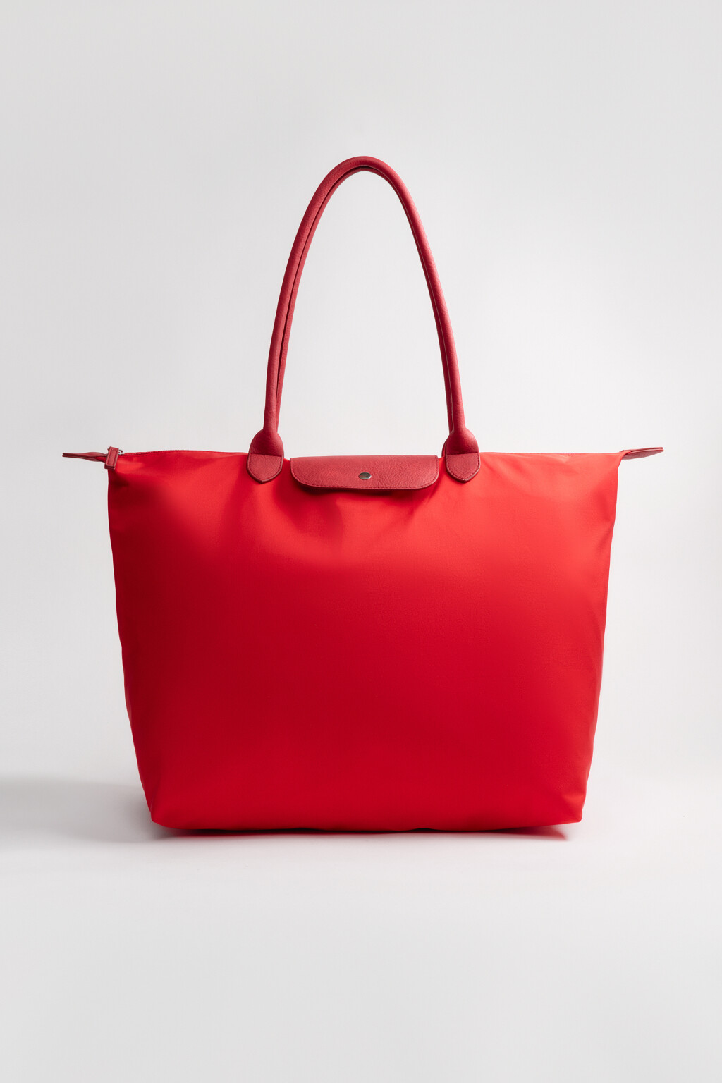 Сумка-тоут текстильная - цвет красный - 3