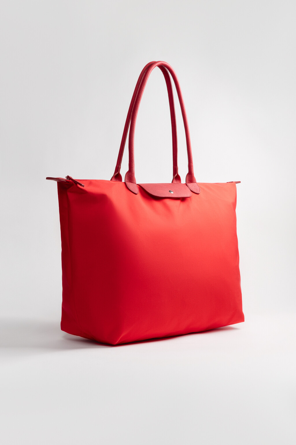 Сумка-тоут текстильная - цвет красный - 4