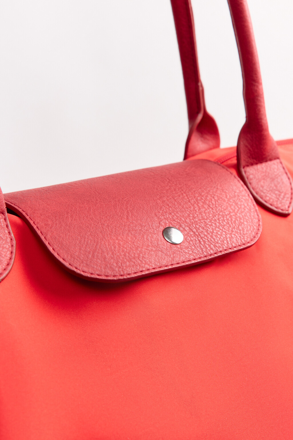 Сумка-тоут текстильная - цвет красный - 6