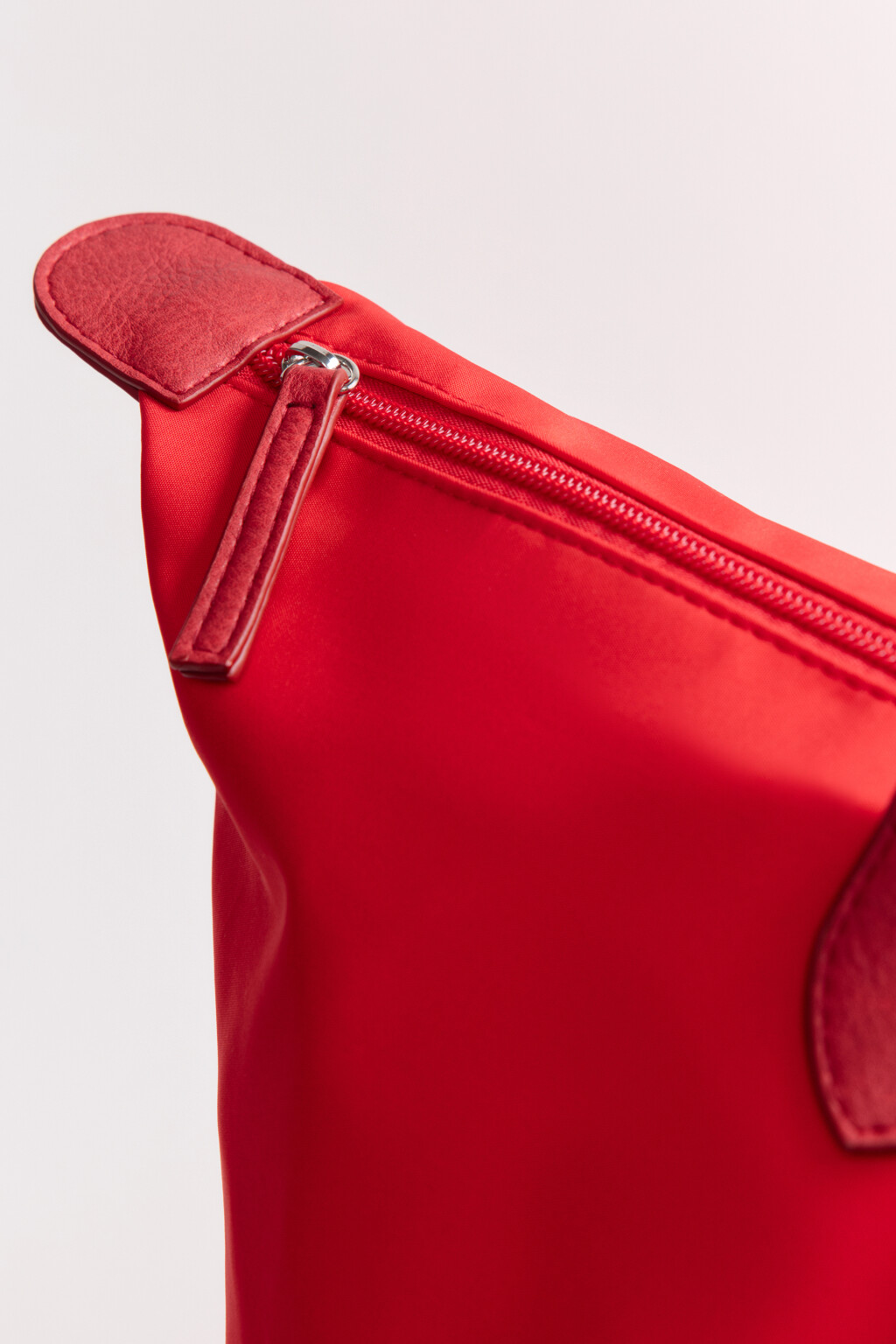 Сумка-тоут текстильная - цвет красный - 7