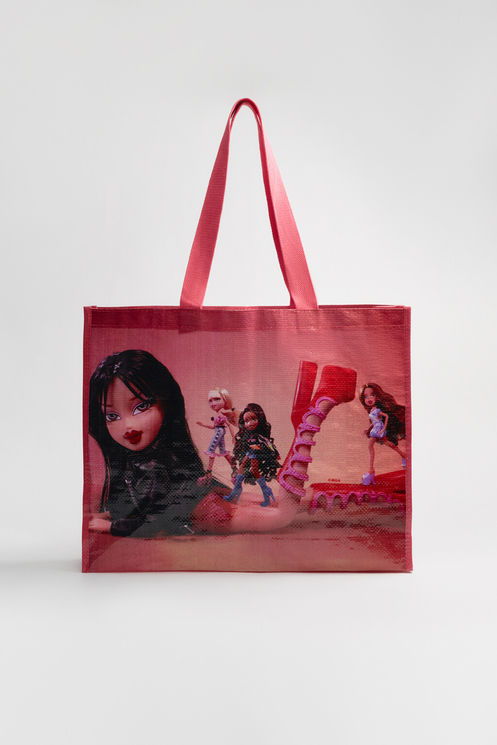 Сумка-баул с принтом - цвет мультиколор - 3