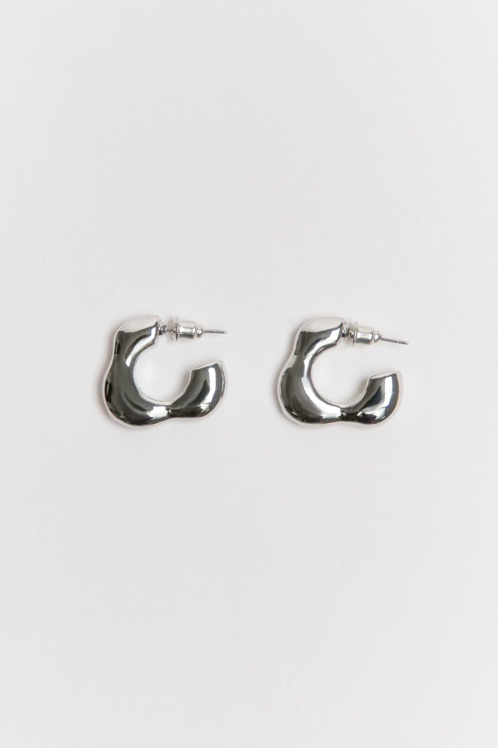 серьги женские - цвет серый - 2