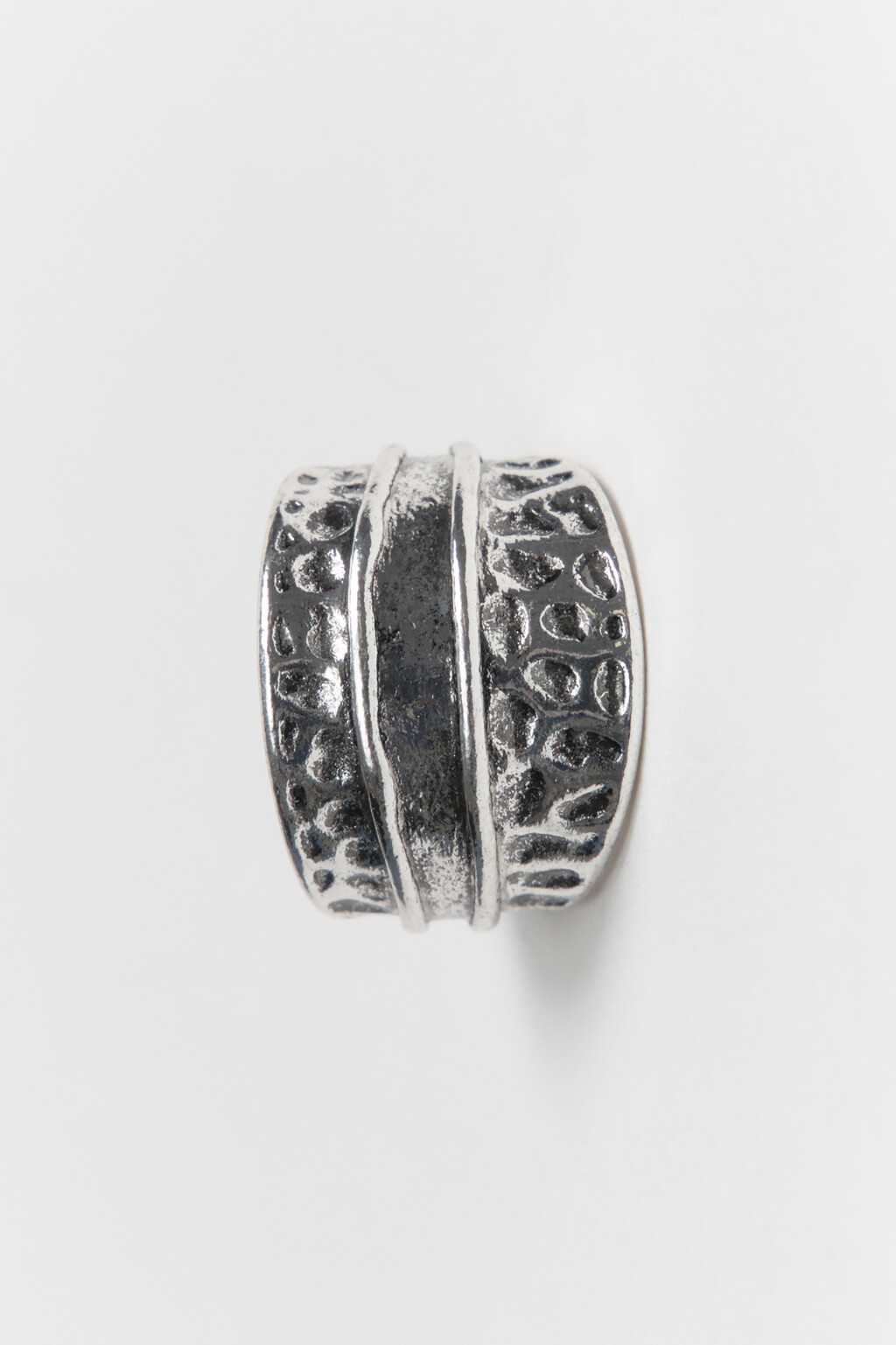 кольцо женское - цвет черный - 1