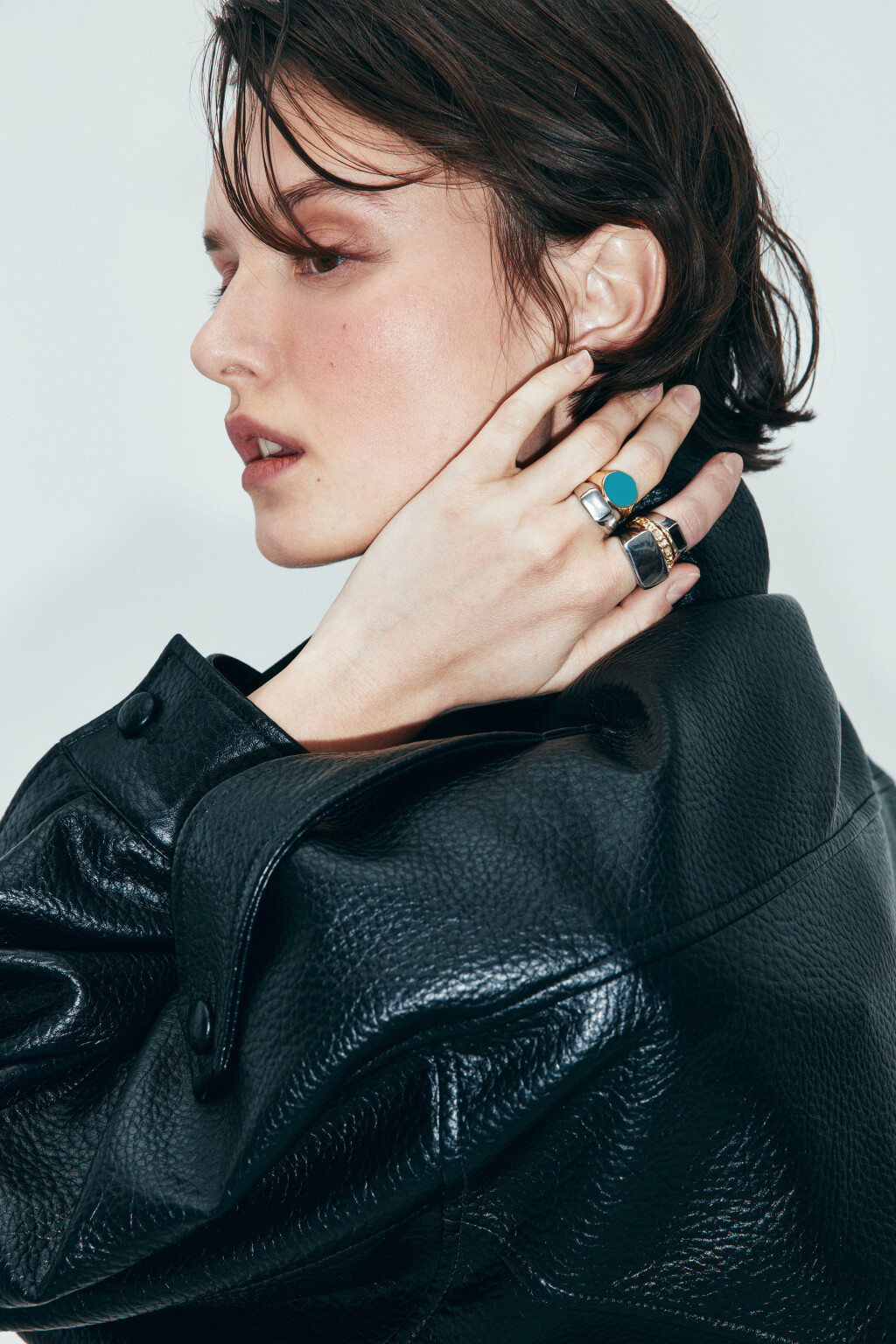 Набор колец разной формы (6 штук) - цвет мультиколор - 1