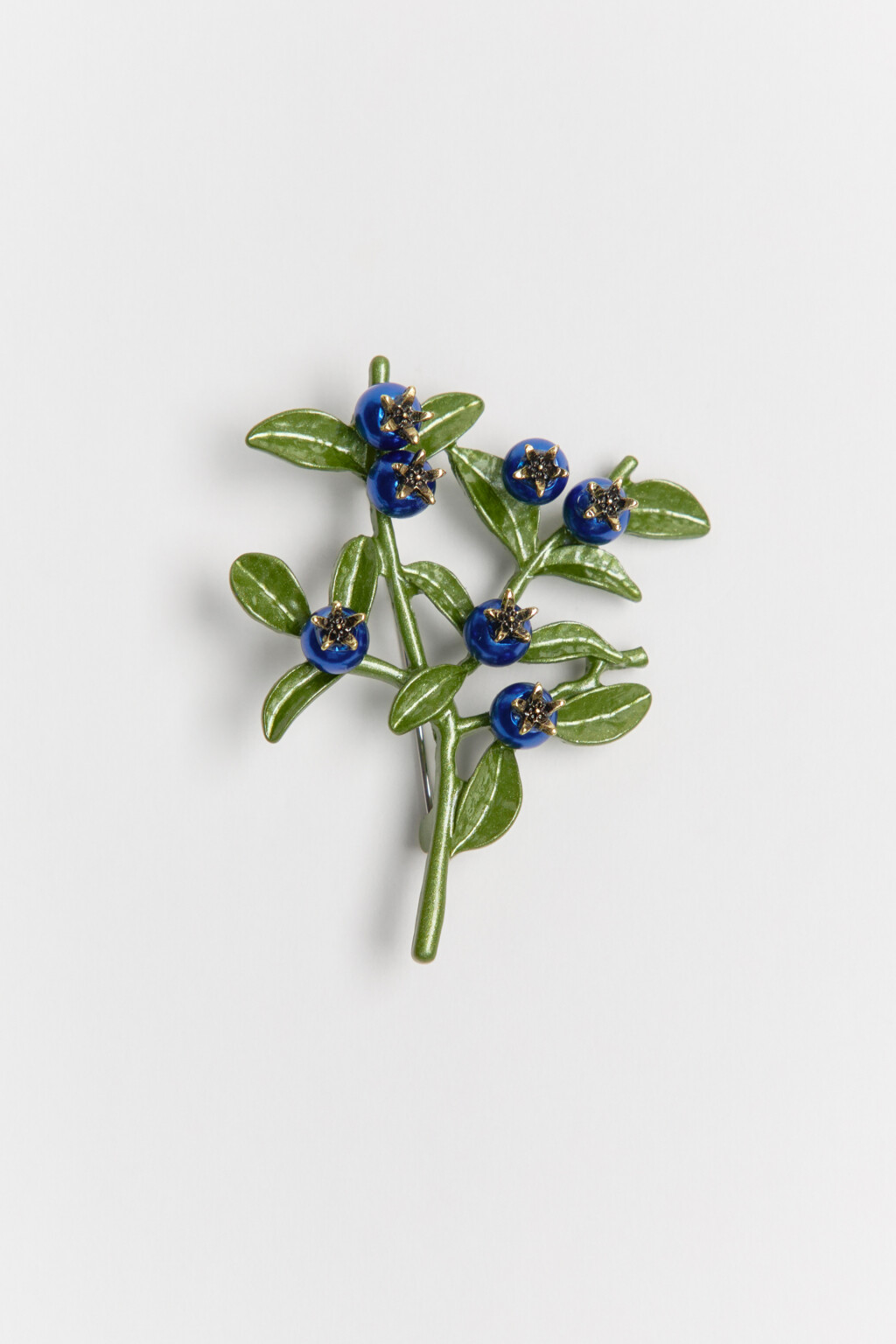 Брошь металлическая в виде черники - цвет мультиколор - 1