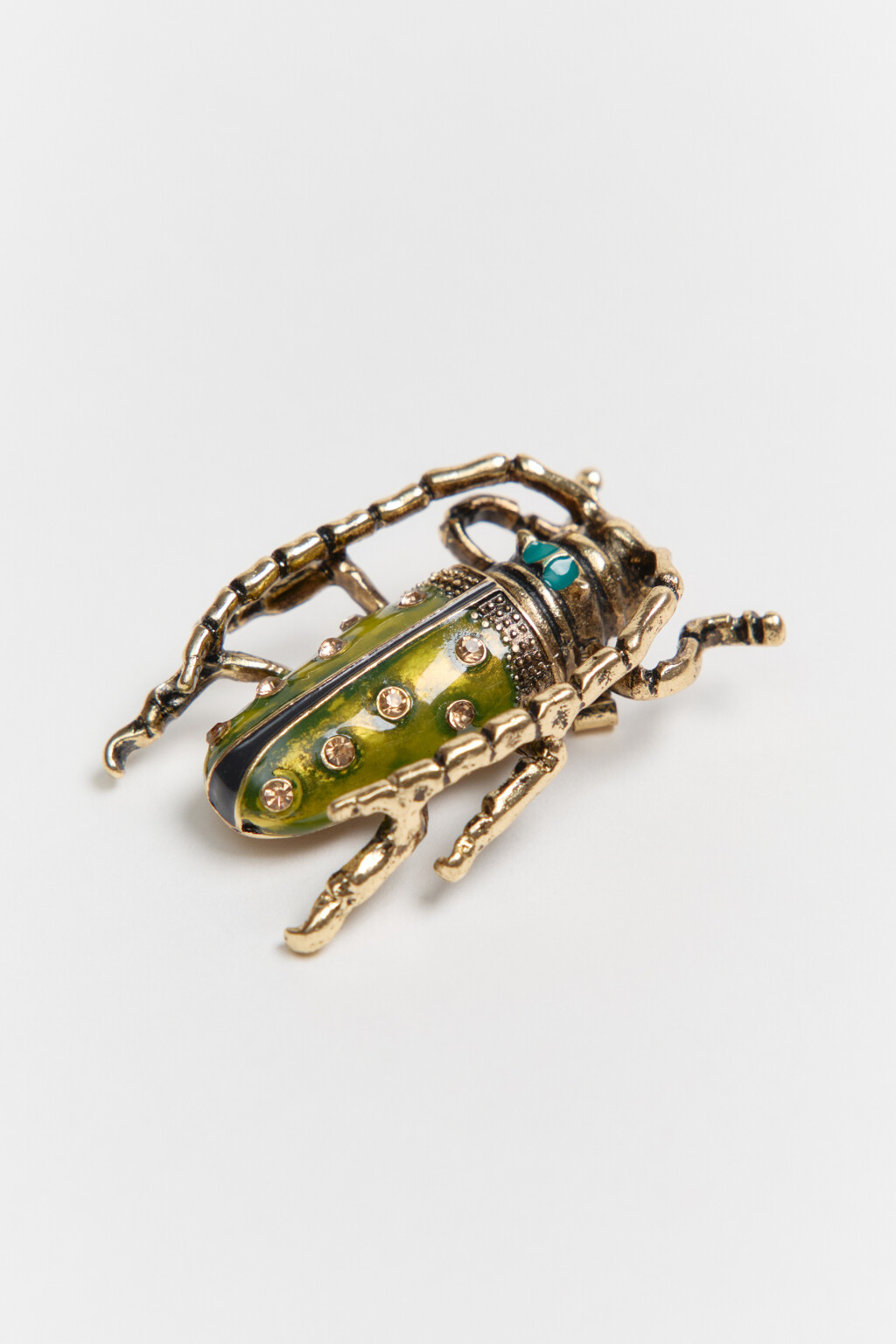Брошь в виде жука - цвет мультиколор - 2