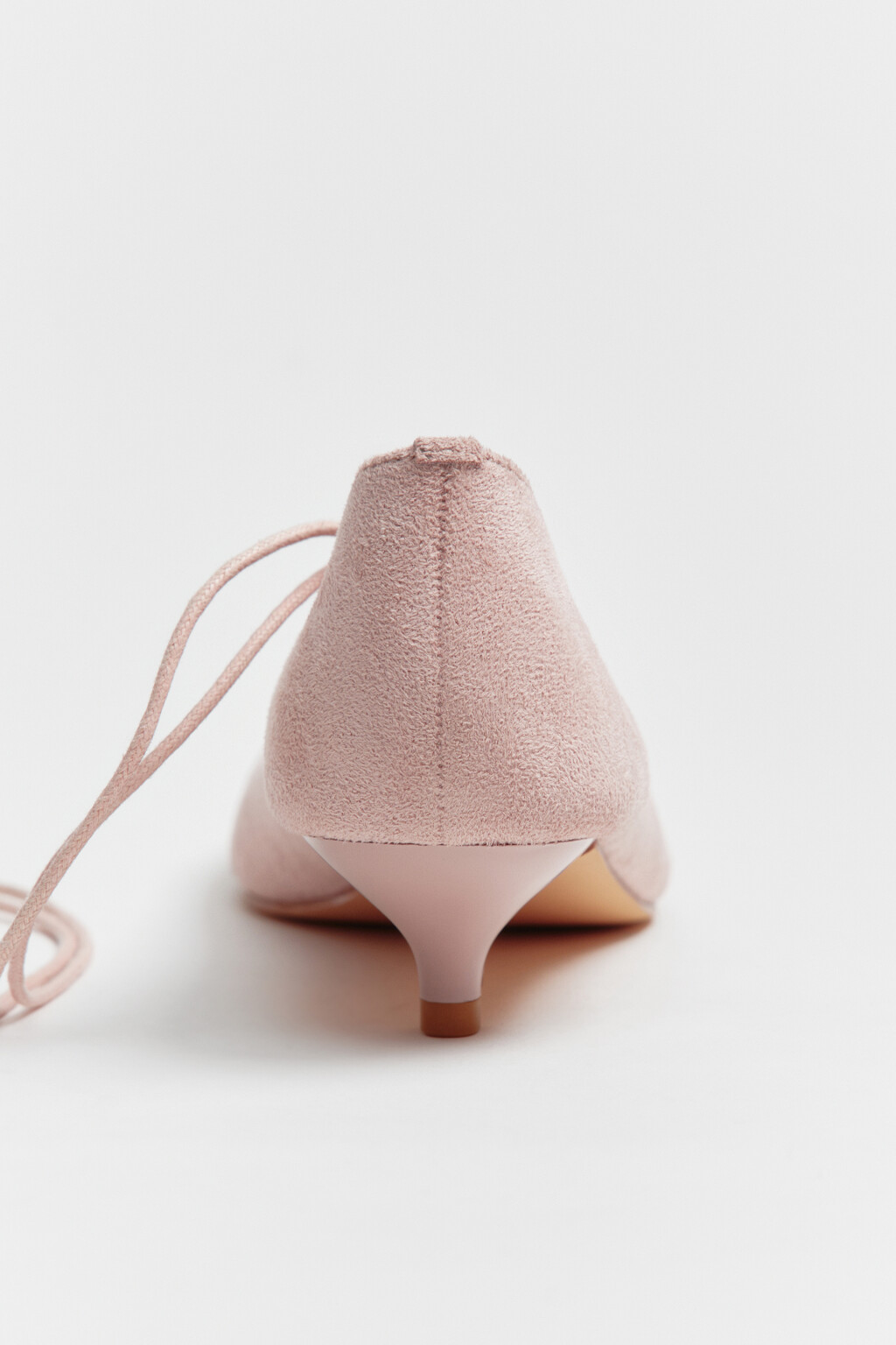 Туфли-лодочки со шнуровкой - цвет розовый - 6