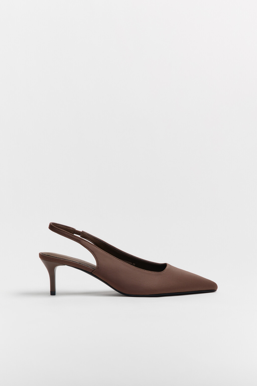 Туфли-лодочки с открытой пяткой - цвет бежевый - 6