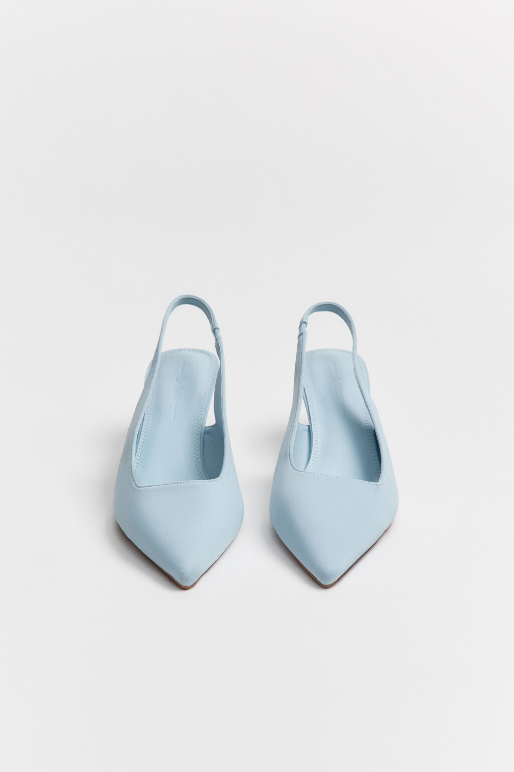 Туфли-лодочки с открытой пяткой - цвет голубой - 7