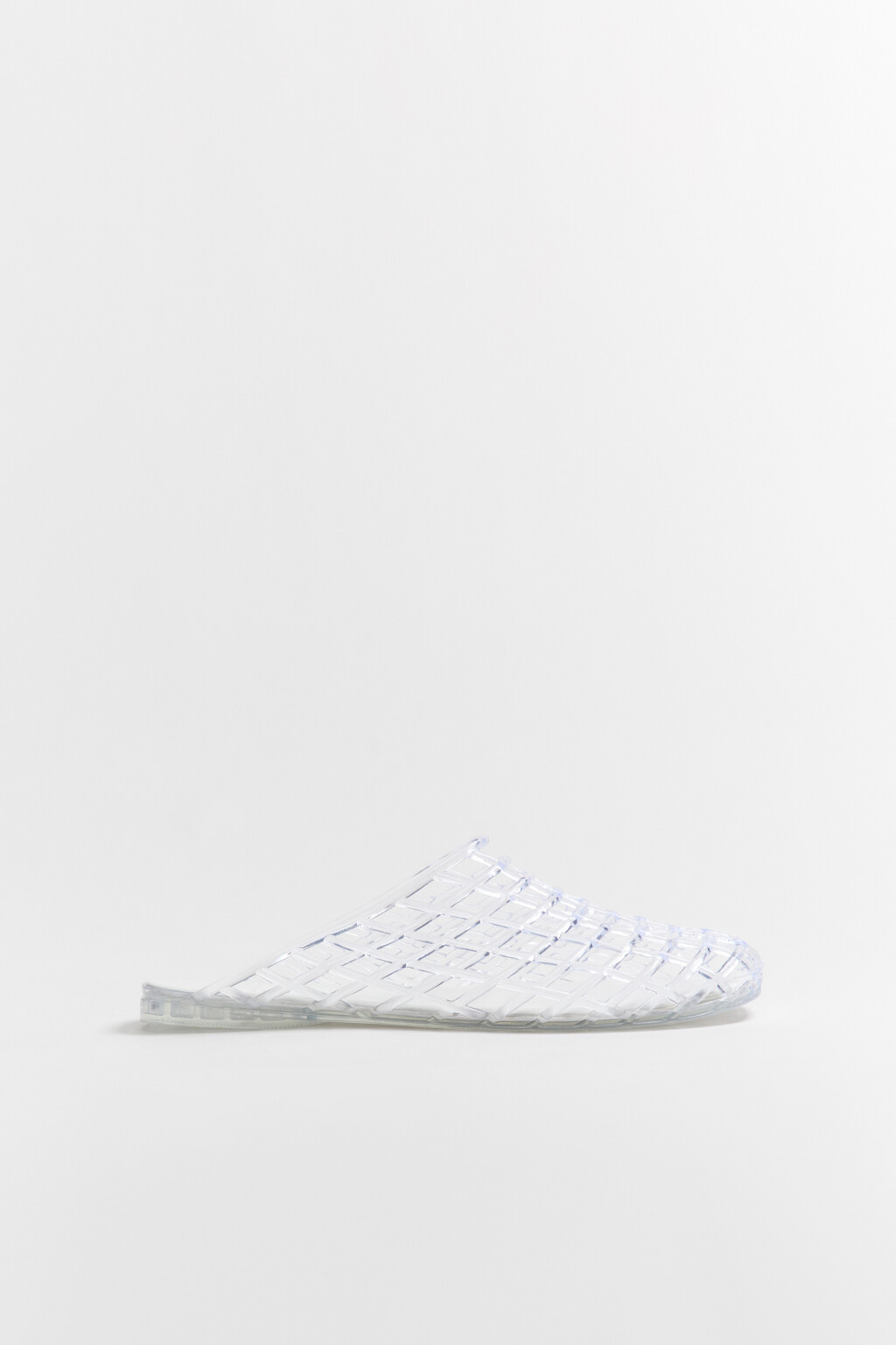 Сабо с верхом из прозрачной сетки - цвет белый - 3