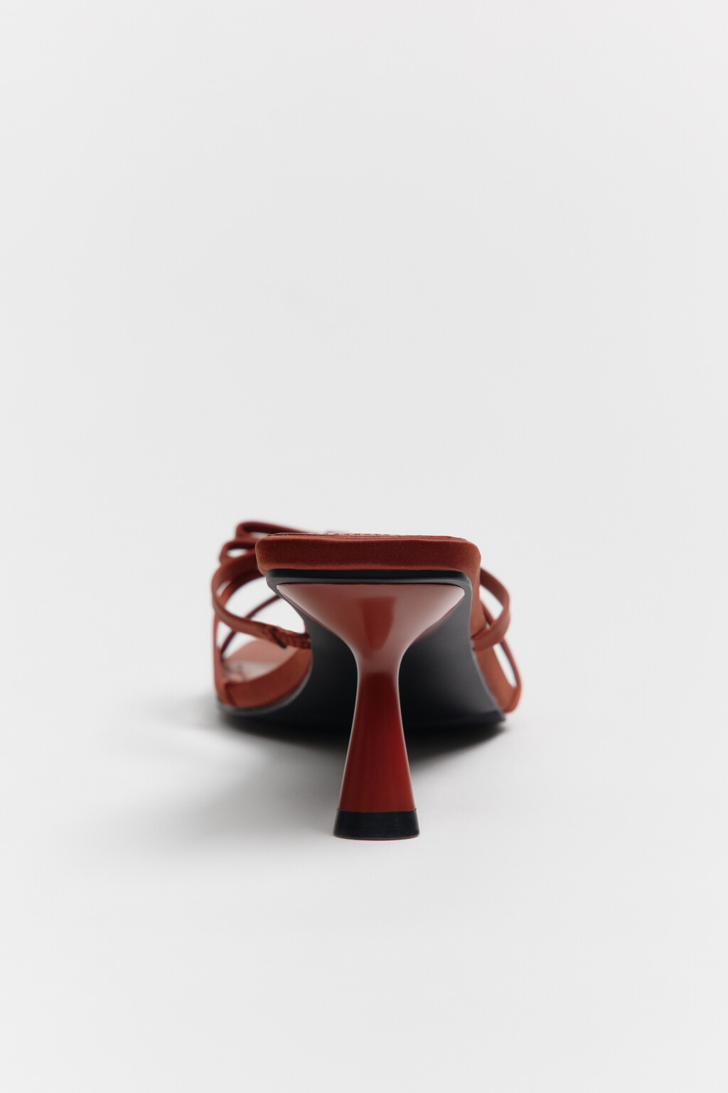 Босоножки с квадратным мысом и бантиком - цвет коричневый - 9