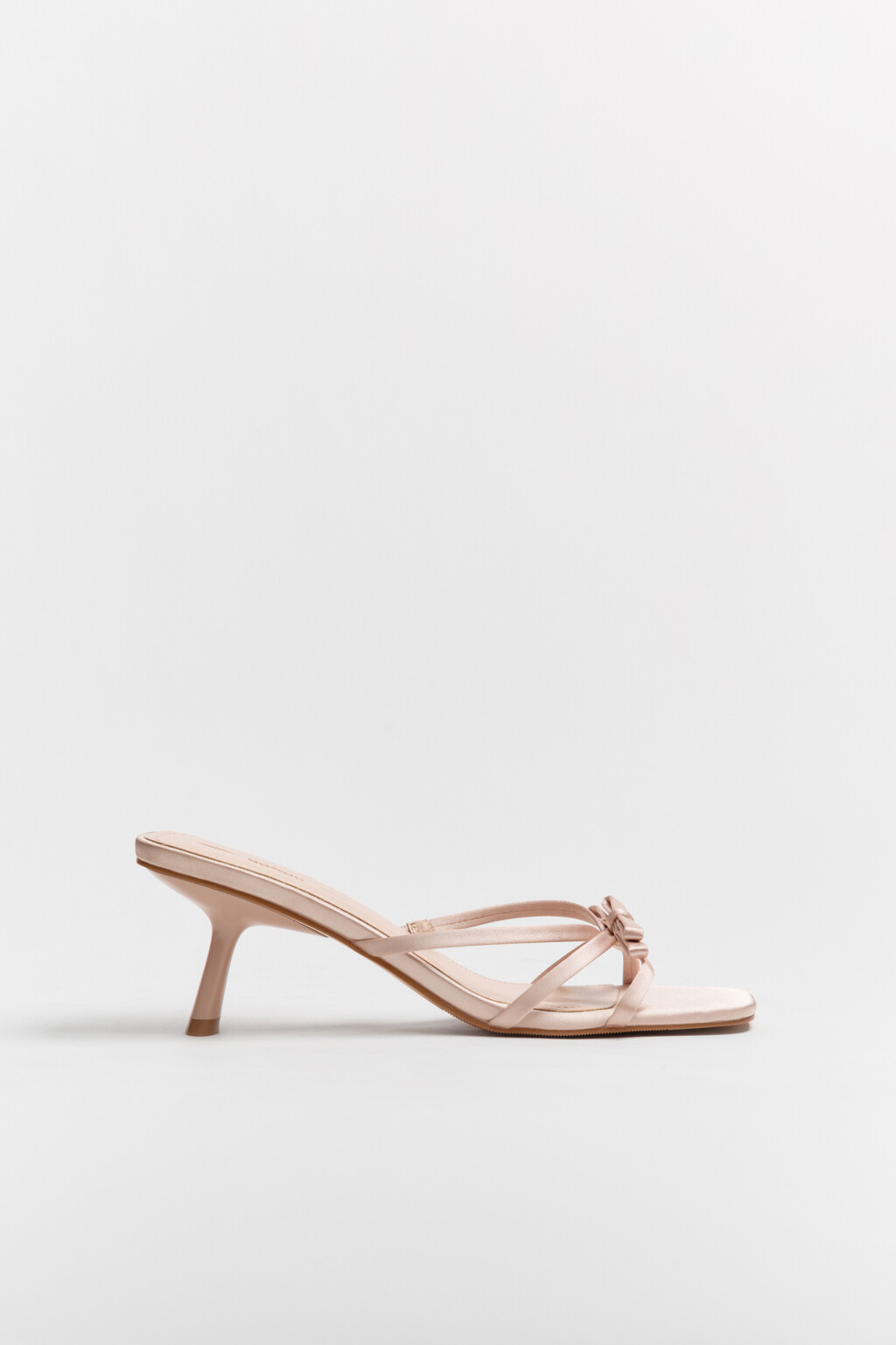Босоножки с квадратным мысом и бантиком - цвет розовый - 6
