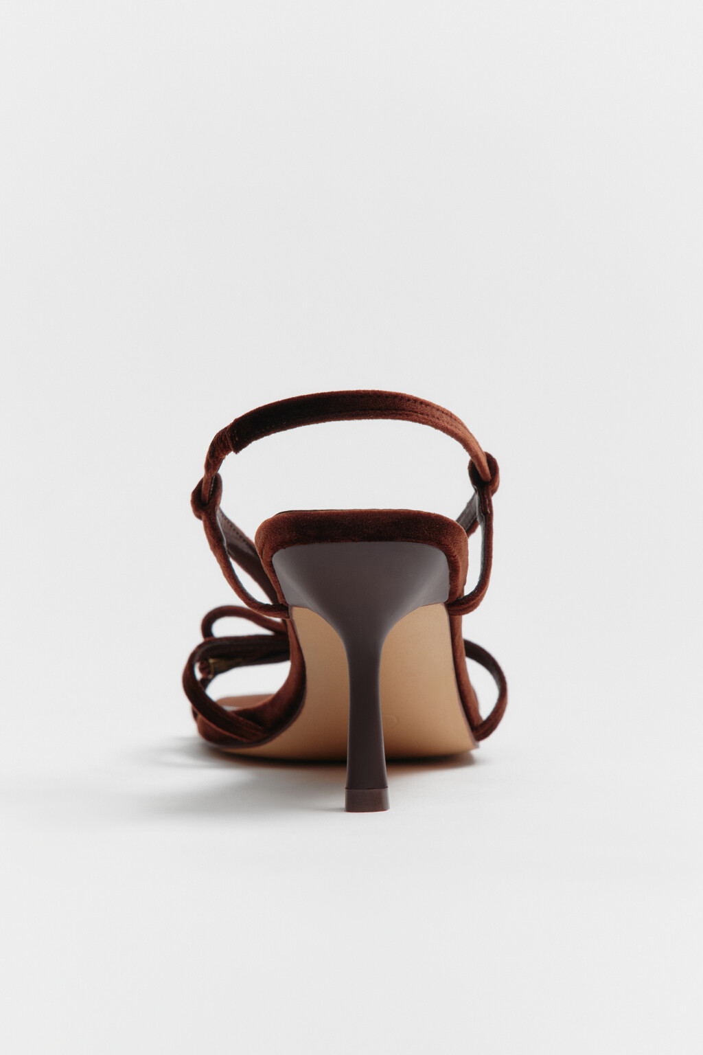 Босоножки с квадратным мысом и бантиком - цвет коричневый - 5