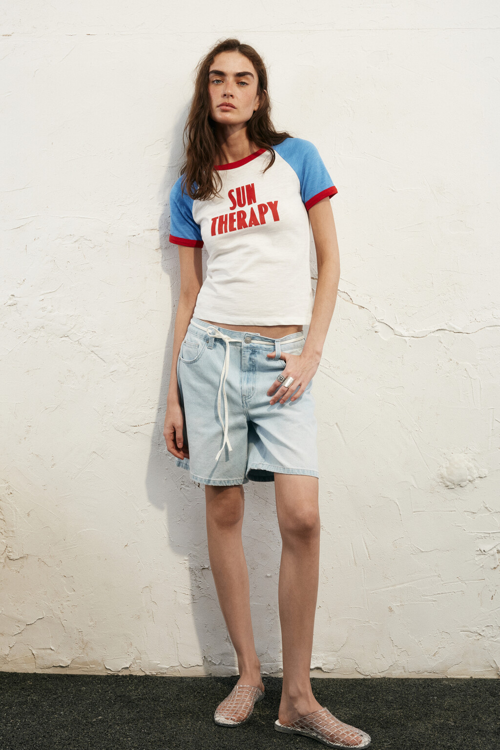 шорты джинсовые женские - цвет голубой - 5