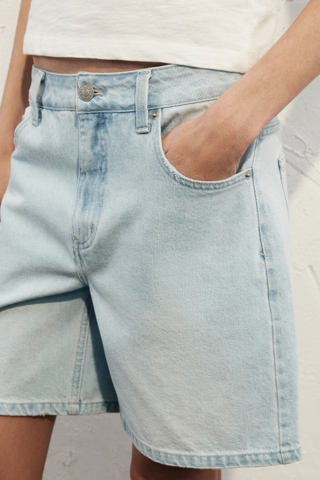 шорты джинсовые женские - цвет голубой - 7