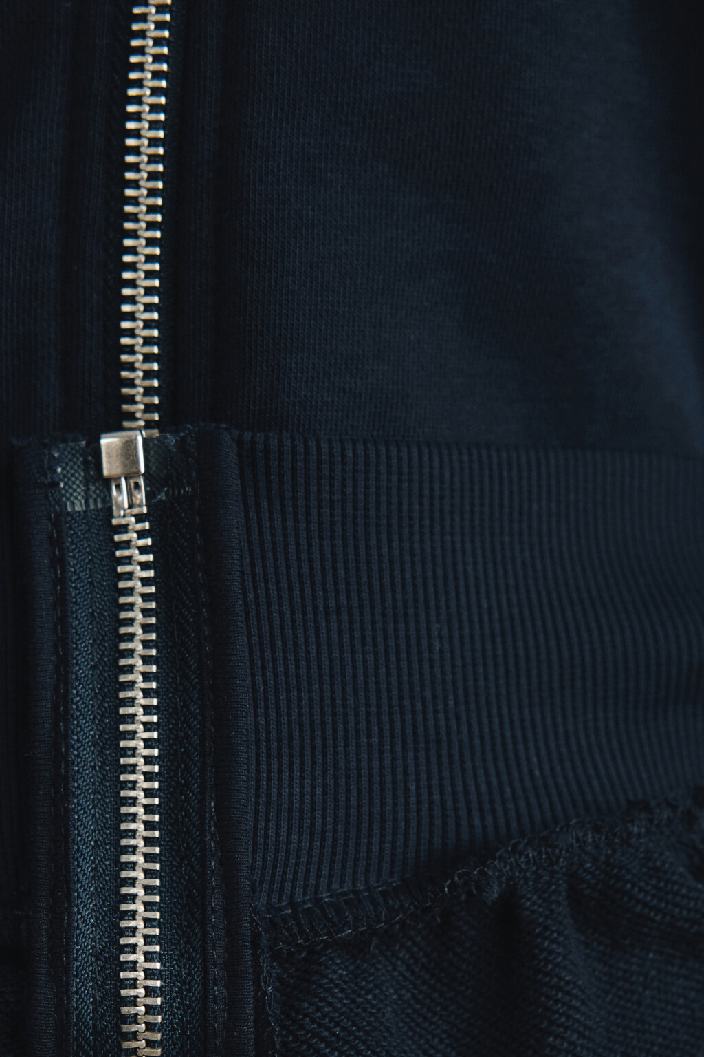 Худи на молнии с капюшоном - цвет синий - 8
