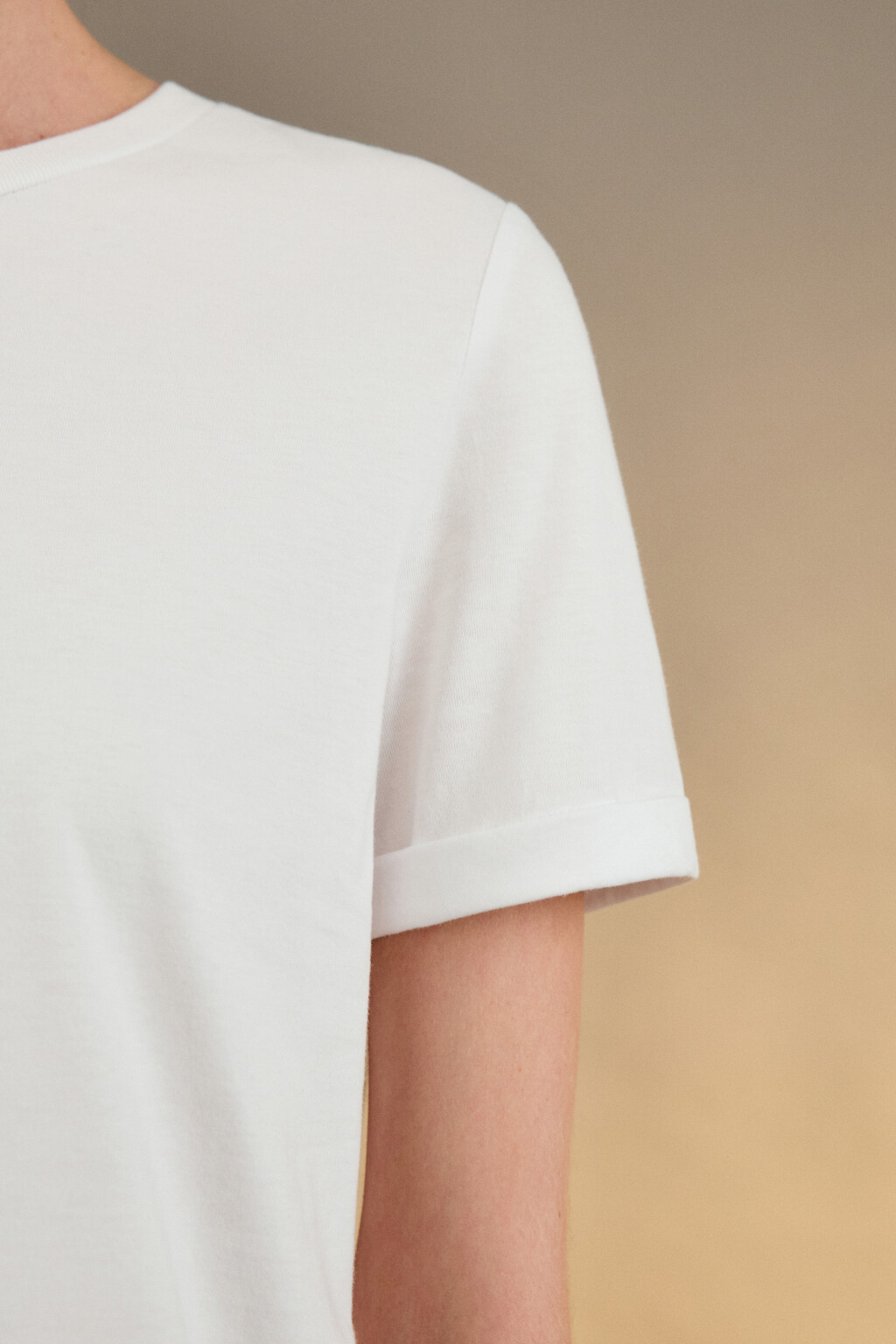 Футболка boxy fit базовая из хлопка - цвет белый - 6