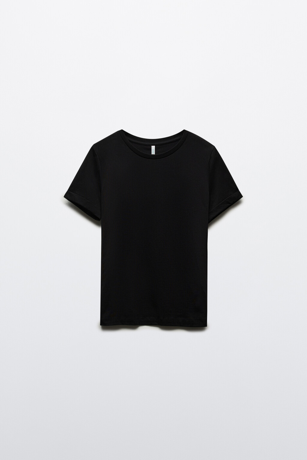 Футболка boxy fit базовая из хлопка - цвет черный - 7