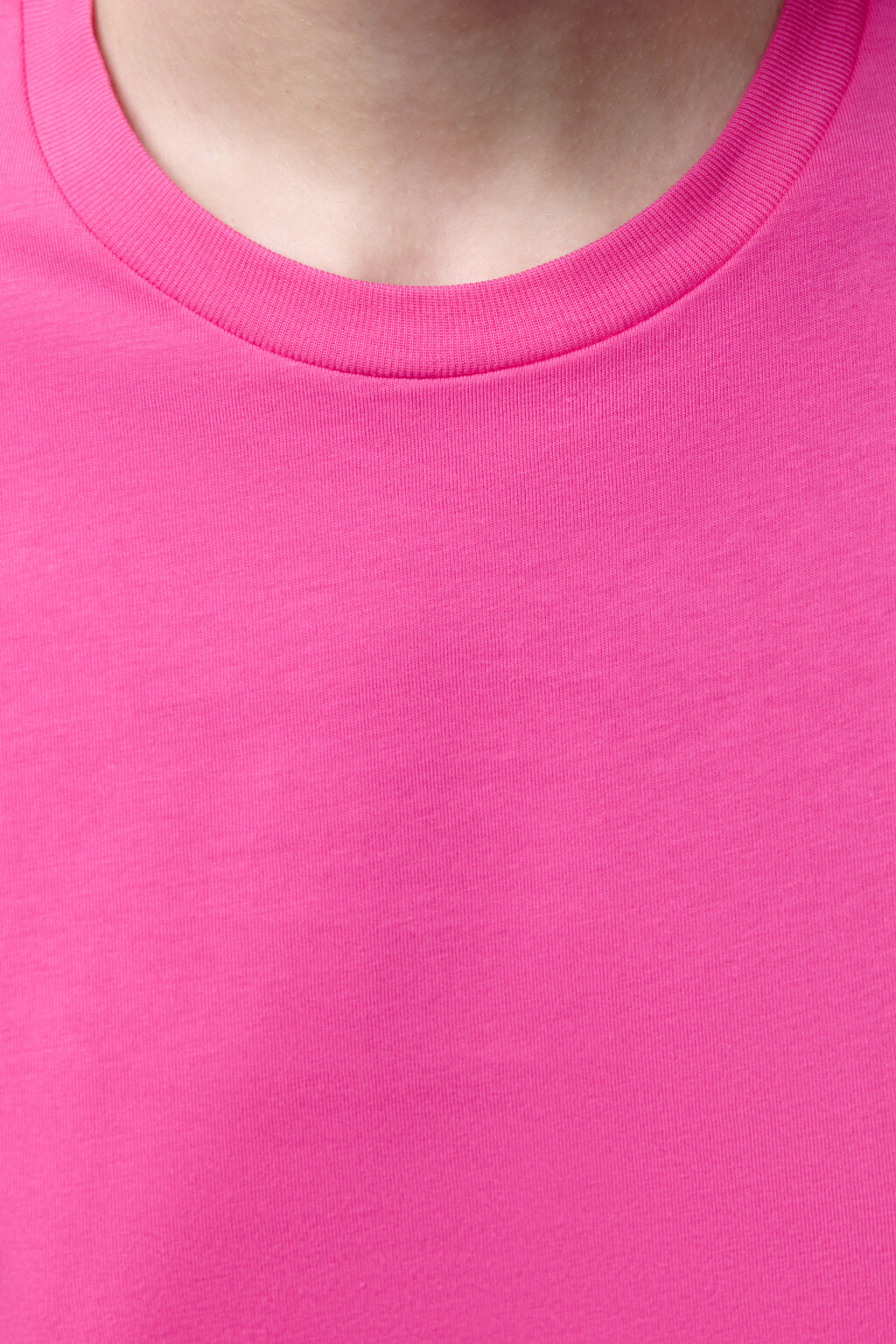 Футболка базовая с подвернутыми рукавами - цвет розовый - 6