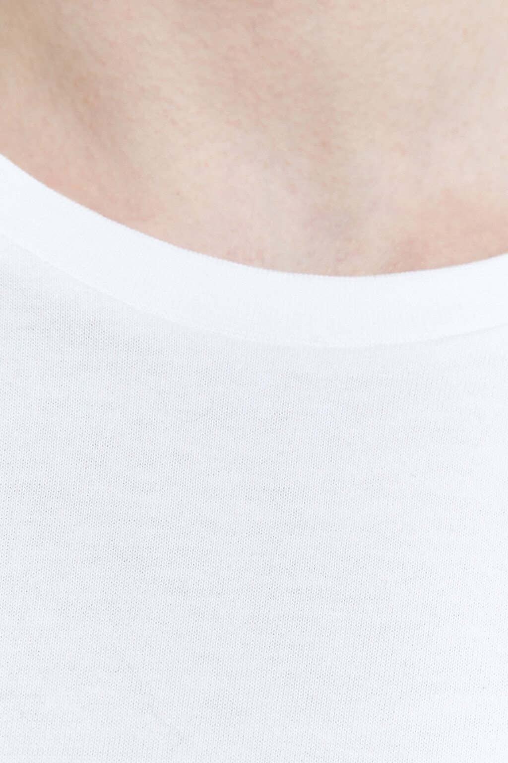 Футболка прямая хлопковая с принтом-надписью на груди - цвет белый - 6