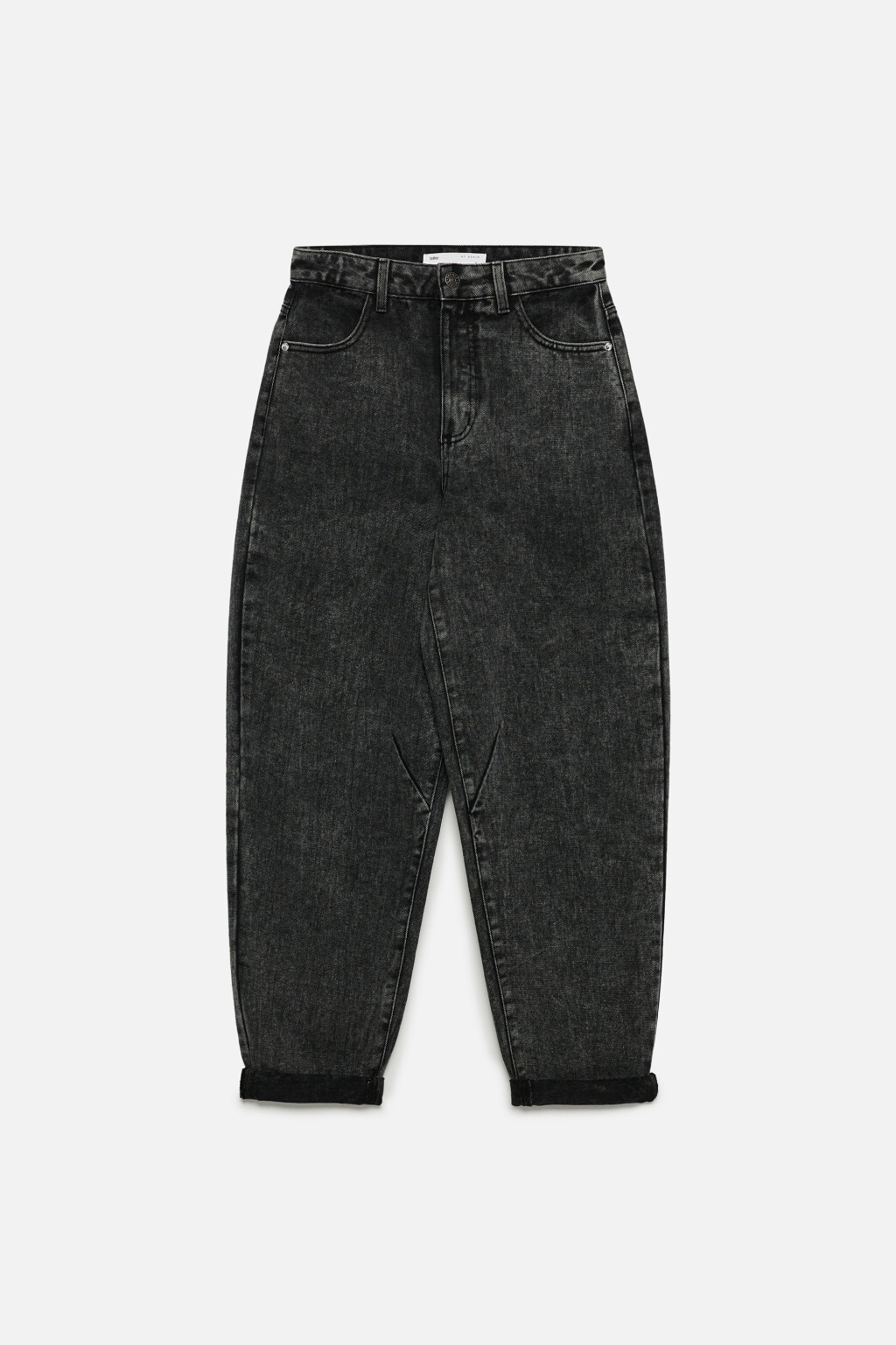 Джинсы Bananas широкие с подвернутыми штанинами - цвет серый - 7