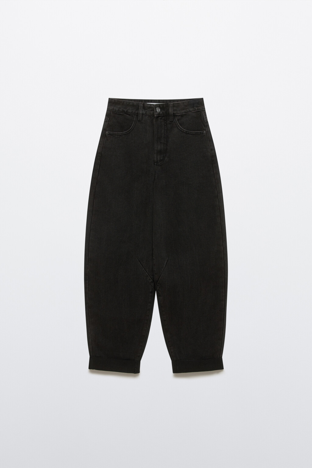 Джинсы barrel fit с высокой посадкой - цвет серый - 8