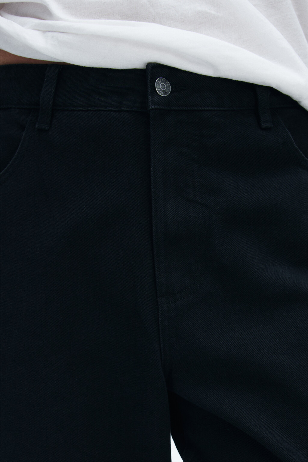 Джинсы barrel fit с высокой посадкой - цвет черный - 5