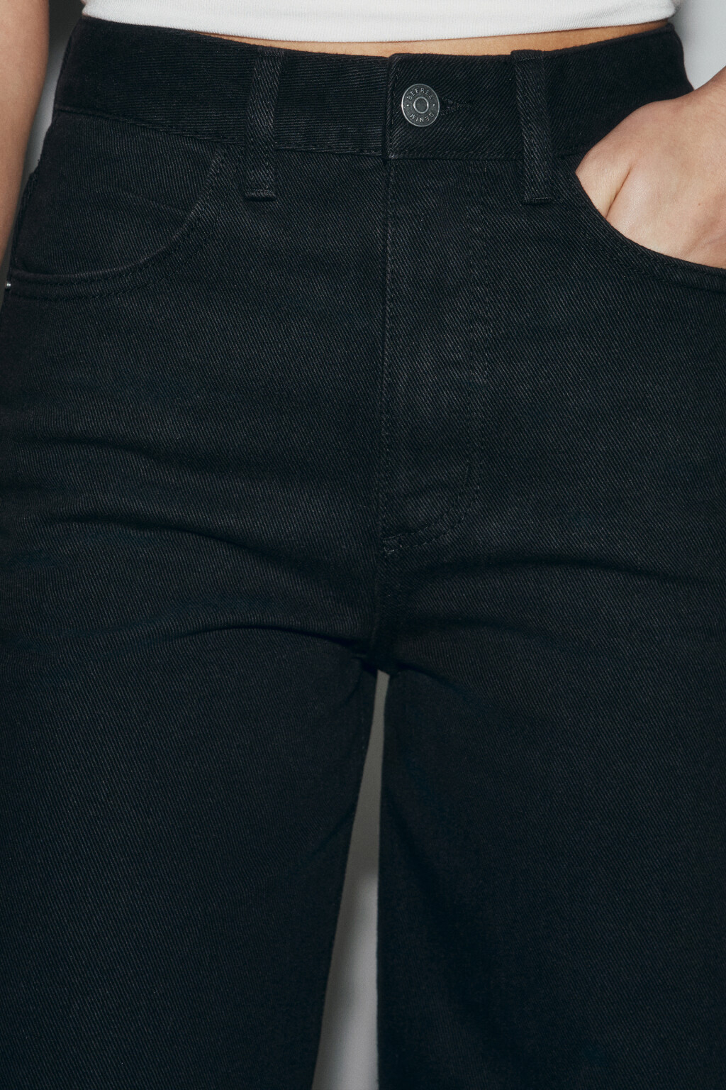 Джинсы barrel fit с высокой посадкой - цвет черный - 5