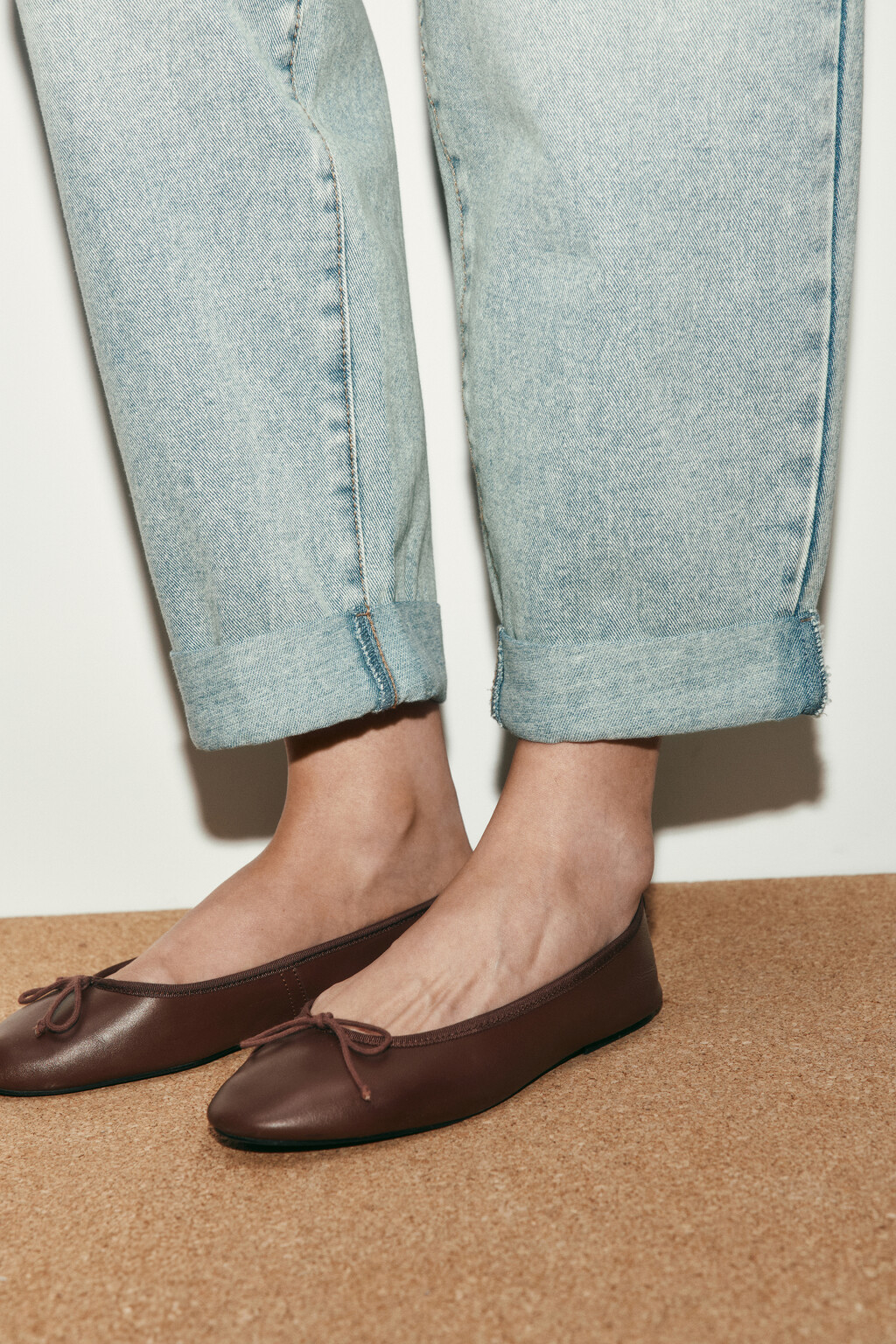 Джинсы-бананы с высокой посадкой - цвет синий - 7