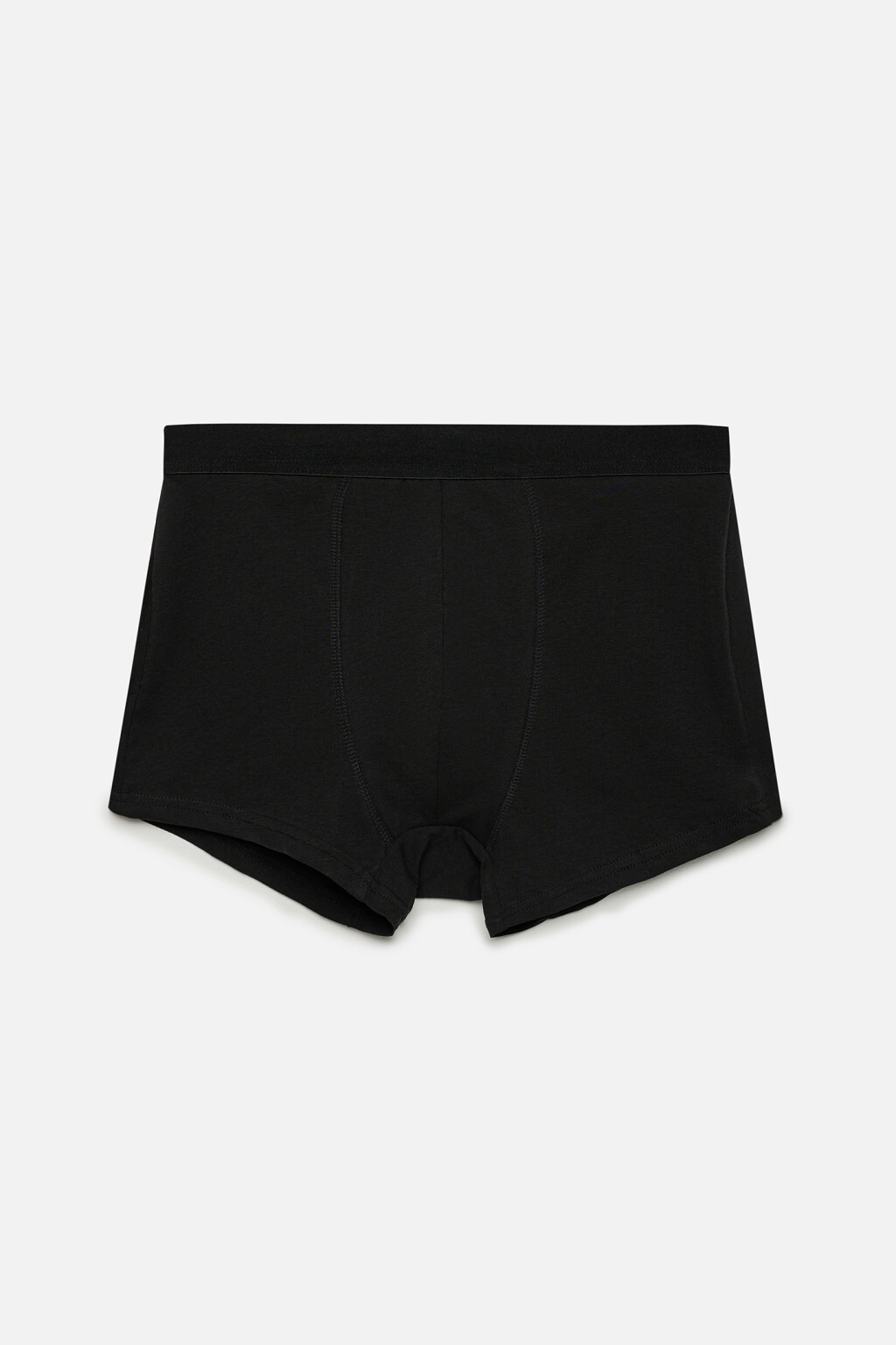 Трусы-боксеры классические хлопковые - цвет черный - 4